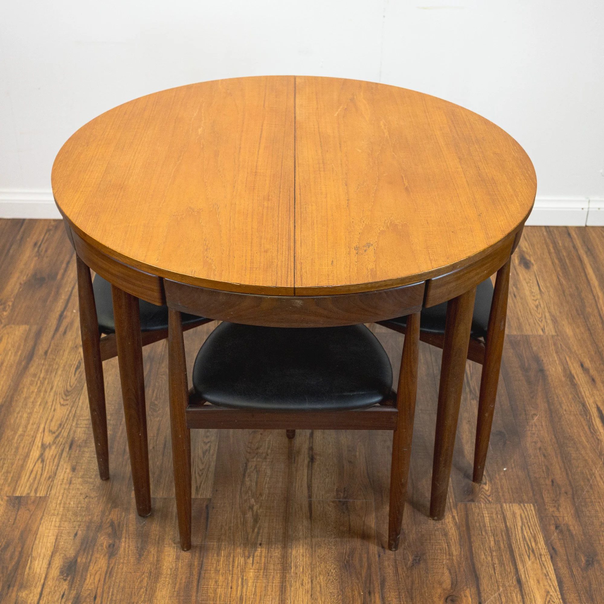 Frem Røjle Teak ‘Roundette’ Extending Dining Set by Hans Olsen