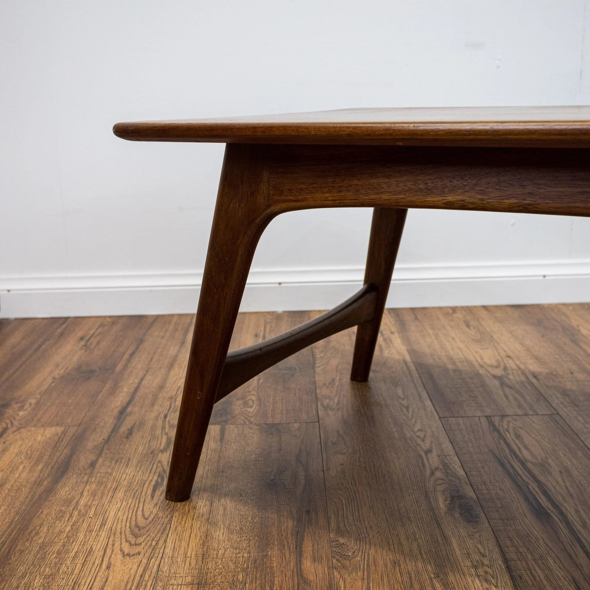 Mid Century Solid Teak Danish Coffee Table