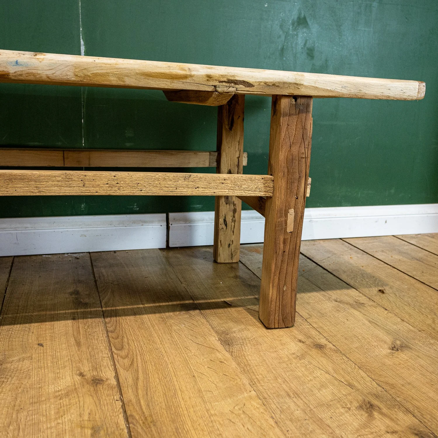 Rustic Reclaimed Elm Coffee Table