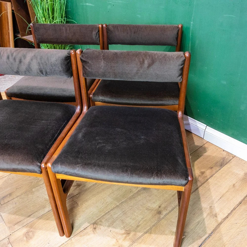 McIntosh Teak Extending Dining Table and 4 Chairs