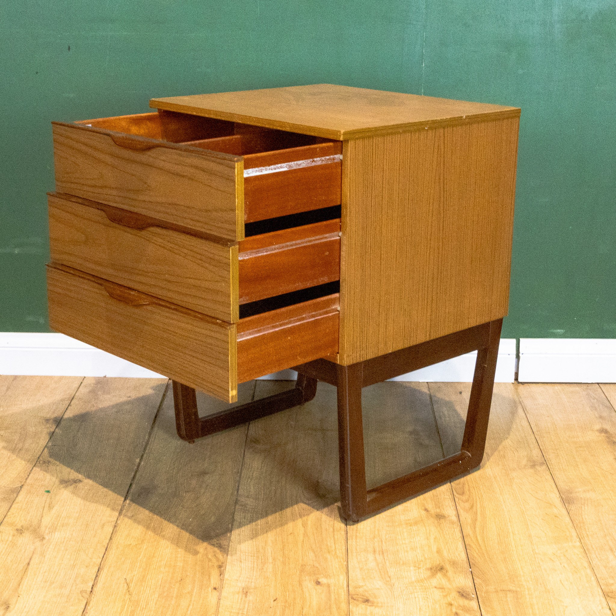 Europa Teak Bedside Cabinet