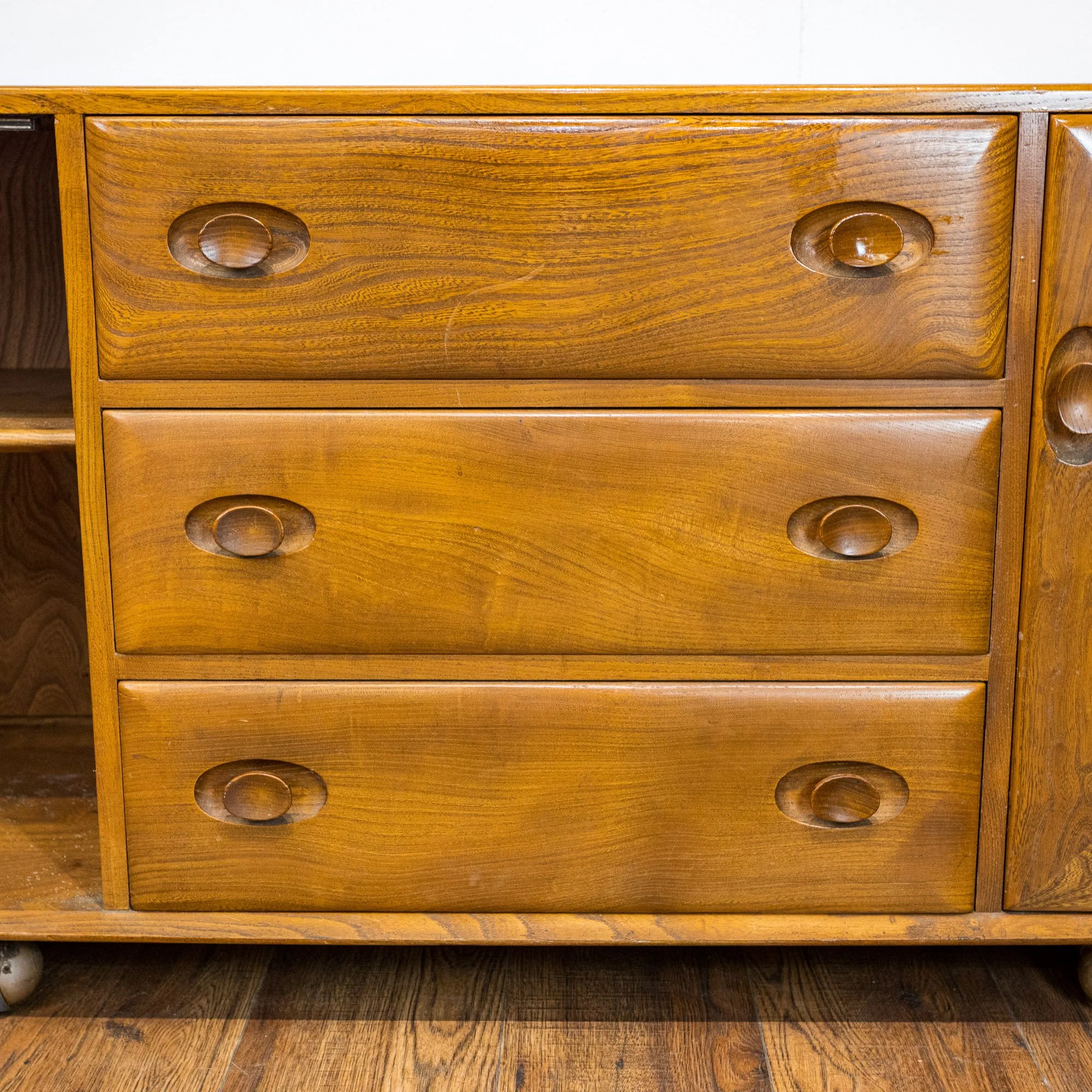 Ercol Windsor Elm Sideboard Model 455