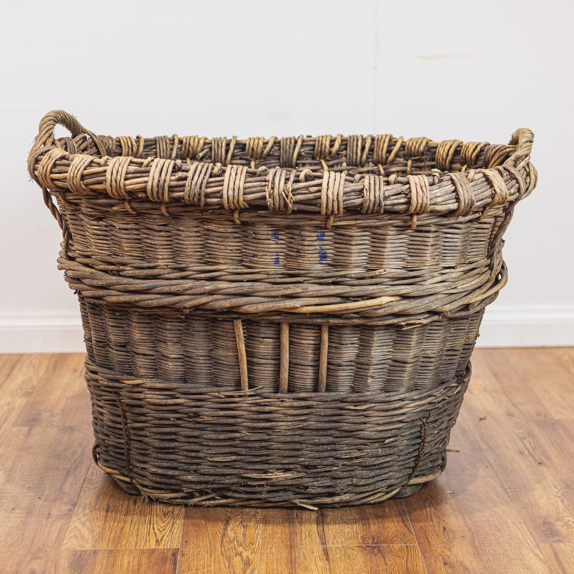 Original French Wicker Champagne Grape Collecting Basket - 5-1.jpg