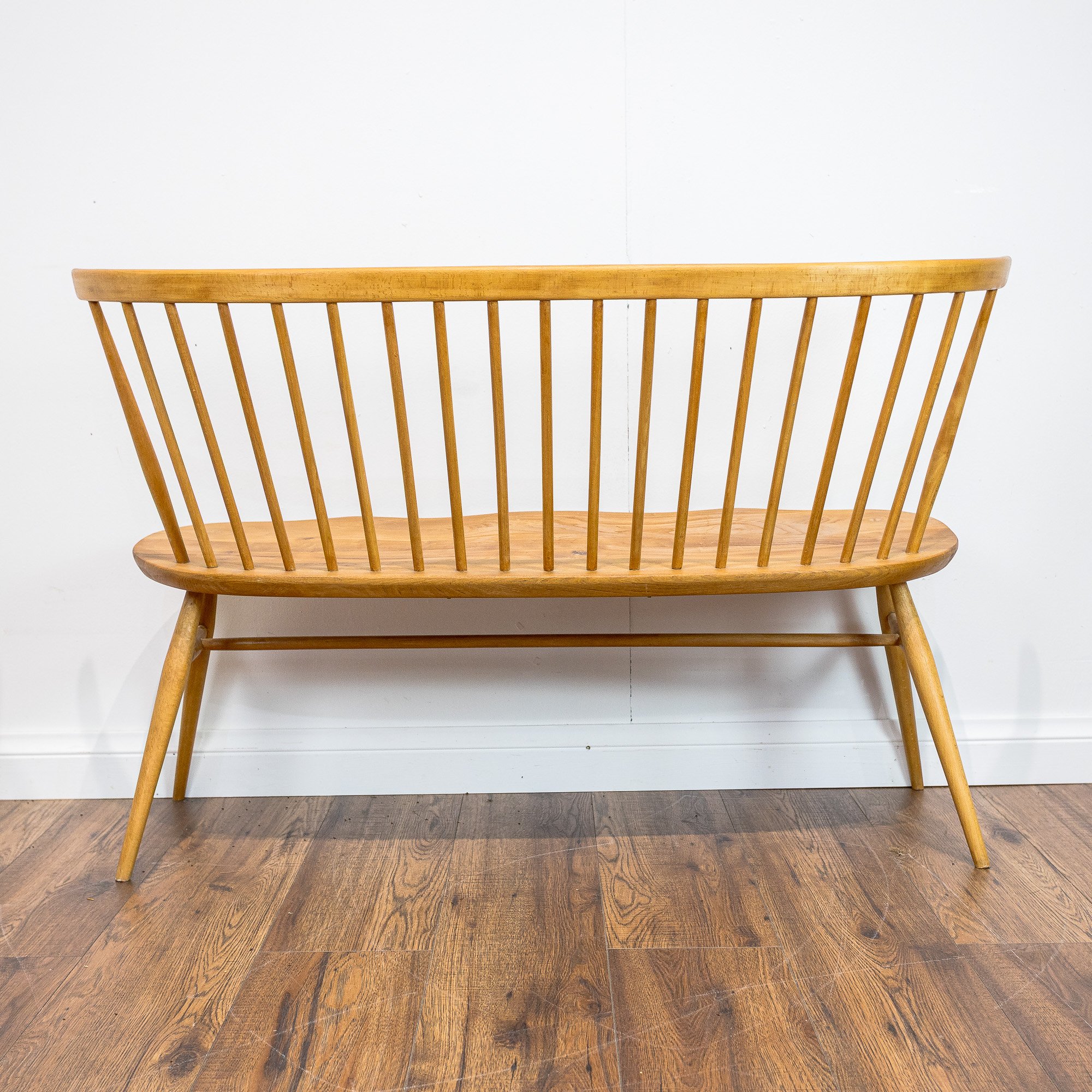 Ercol Elm Loveseat Model 349