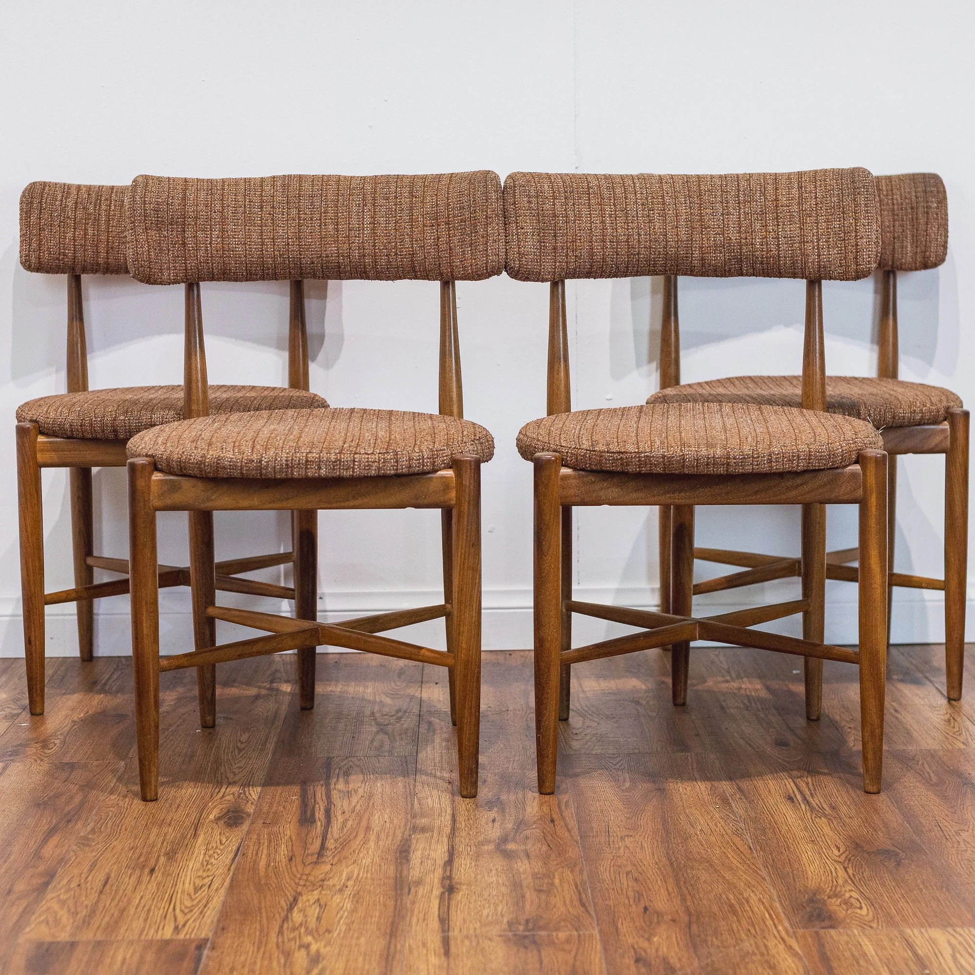20. G Plan Fresco Teak Round Dining Chairs x4 by V. Wilkins -1.jpg