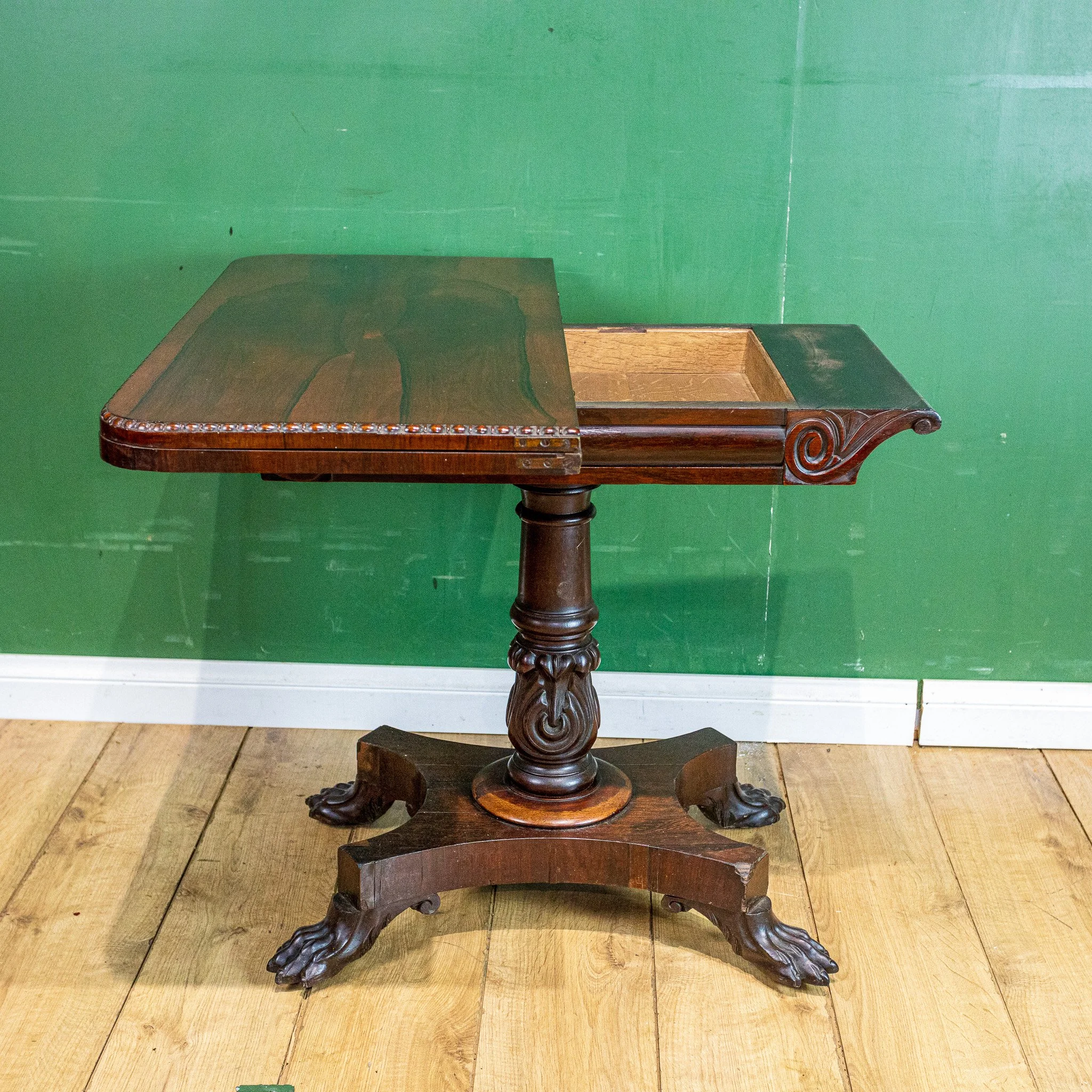 Regency Rosewood Folding Card Table