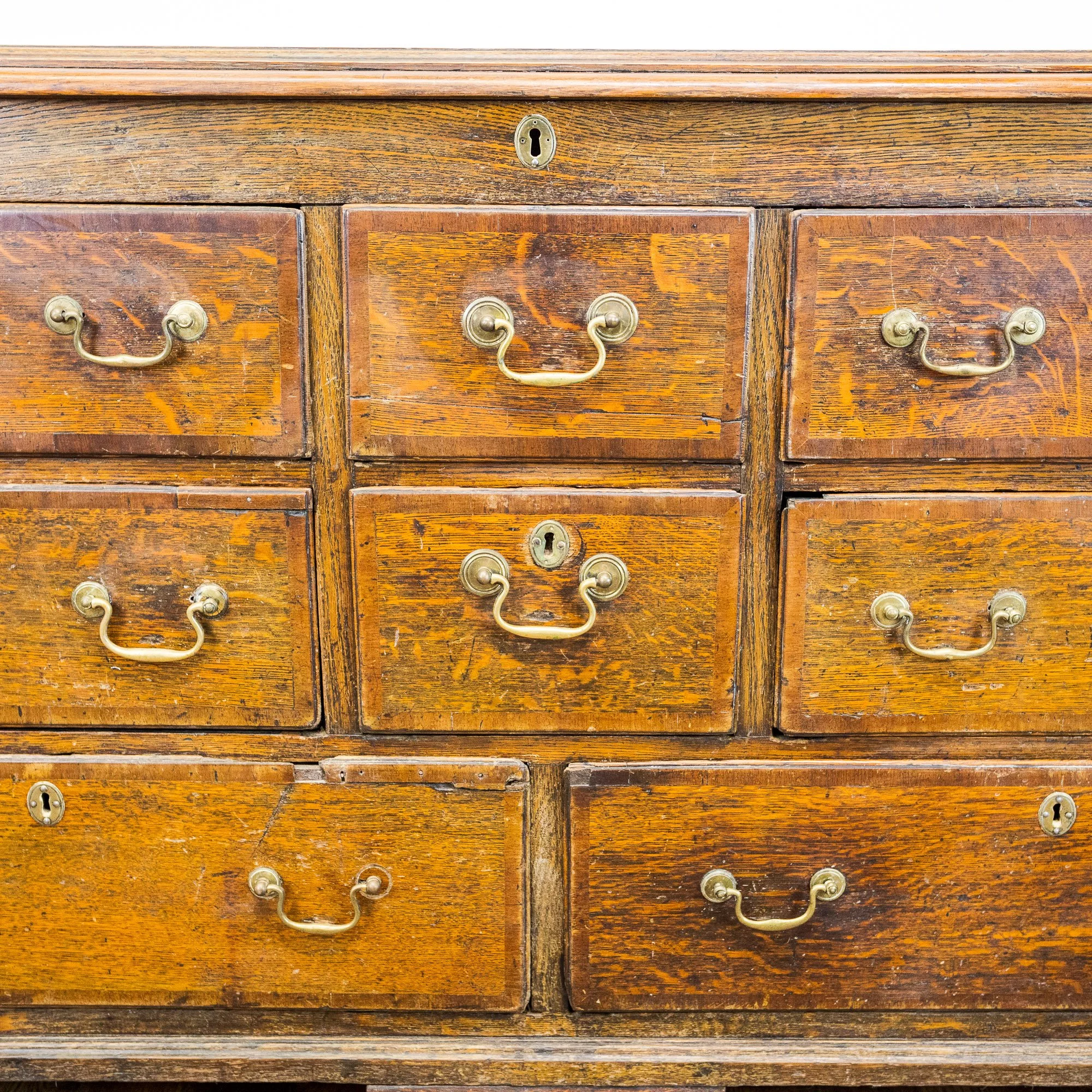 George III Oak 8 Drawer Sideboard