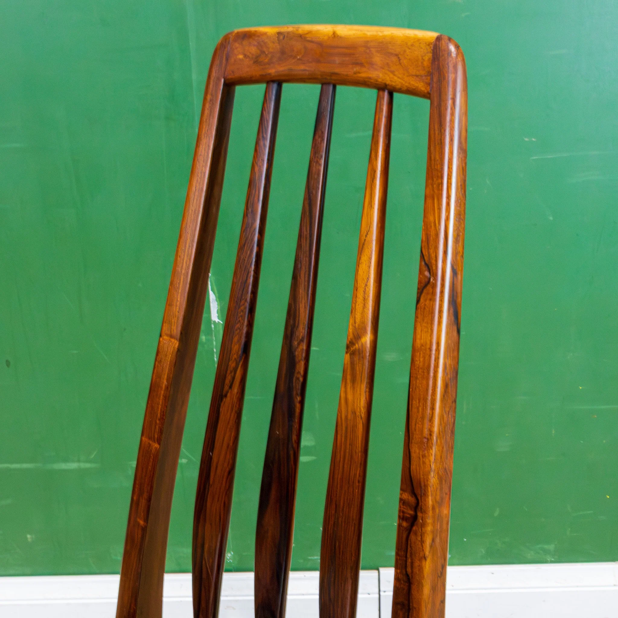 8 x Niels Koefoed Rosewood Eva Chairs (6 Dining Chairs + 2 Carvers)