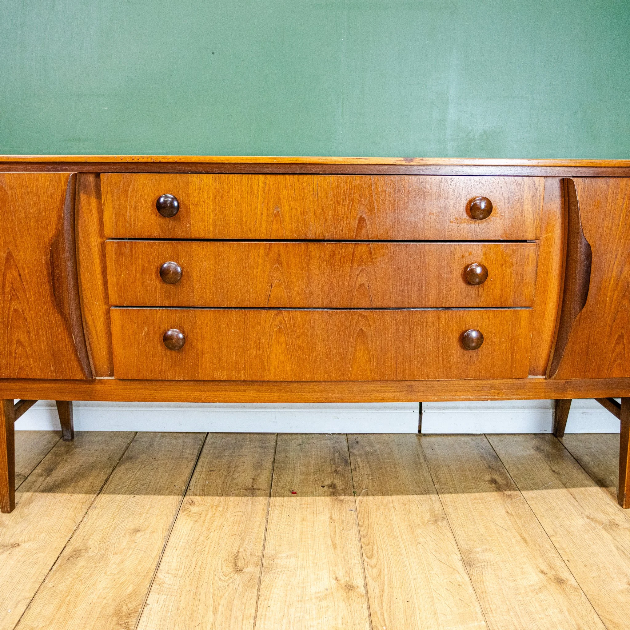 Beautility Teak 3 Drawer Sideboard