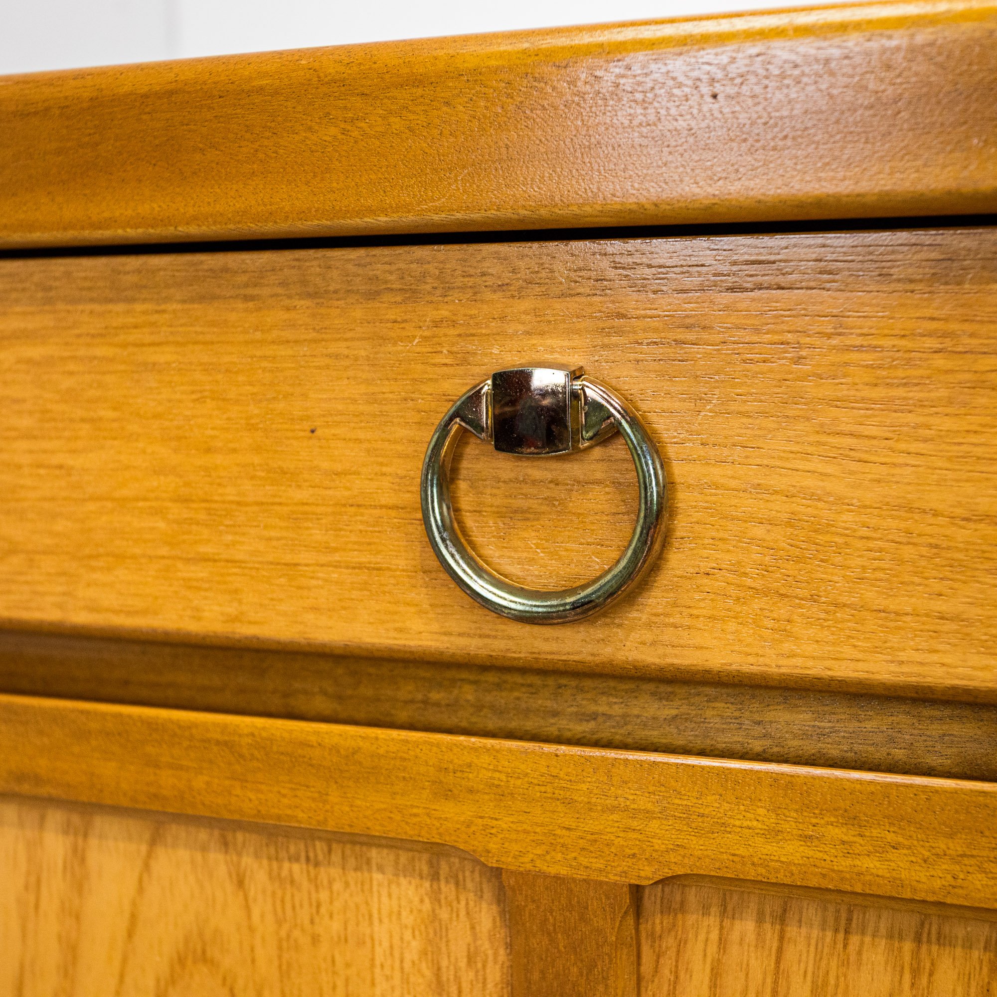 Nathan Squares Large Teak Sideboard