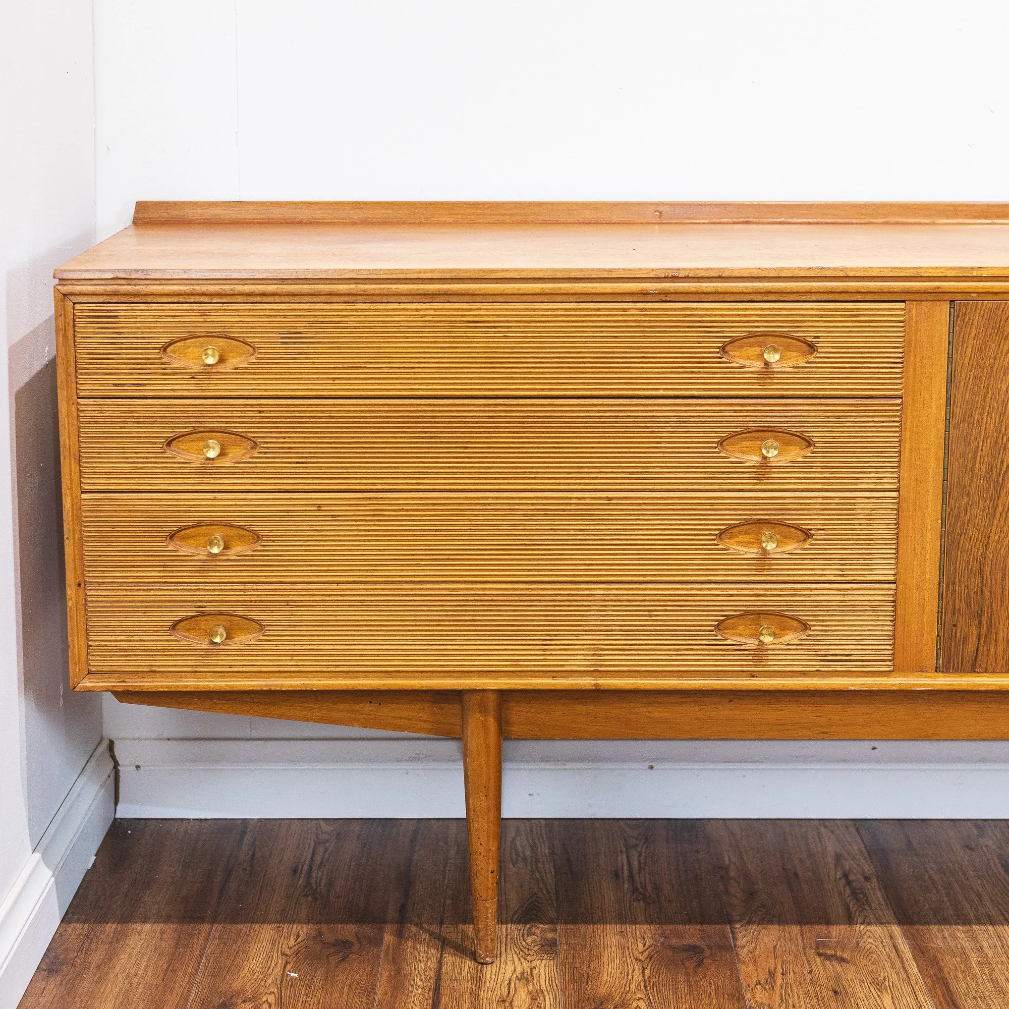 Robert Heritage for Archie Shine Walnut and Teak Long Sideboard