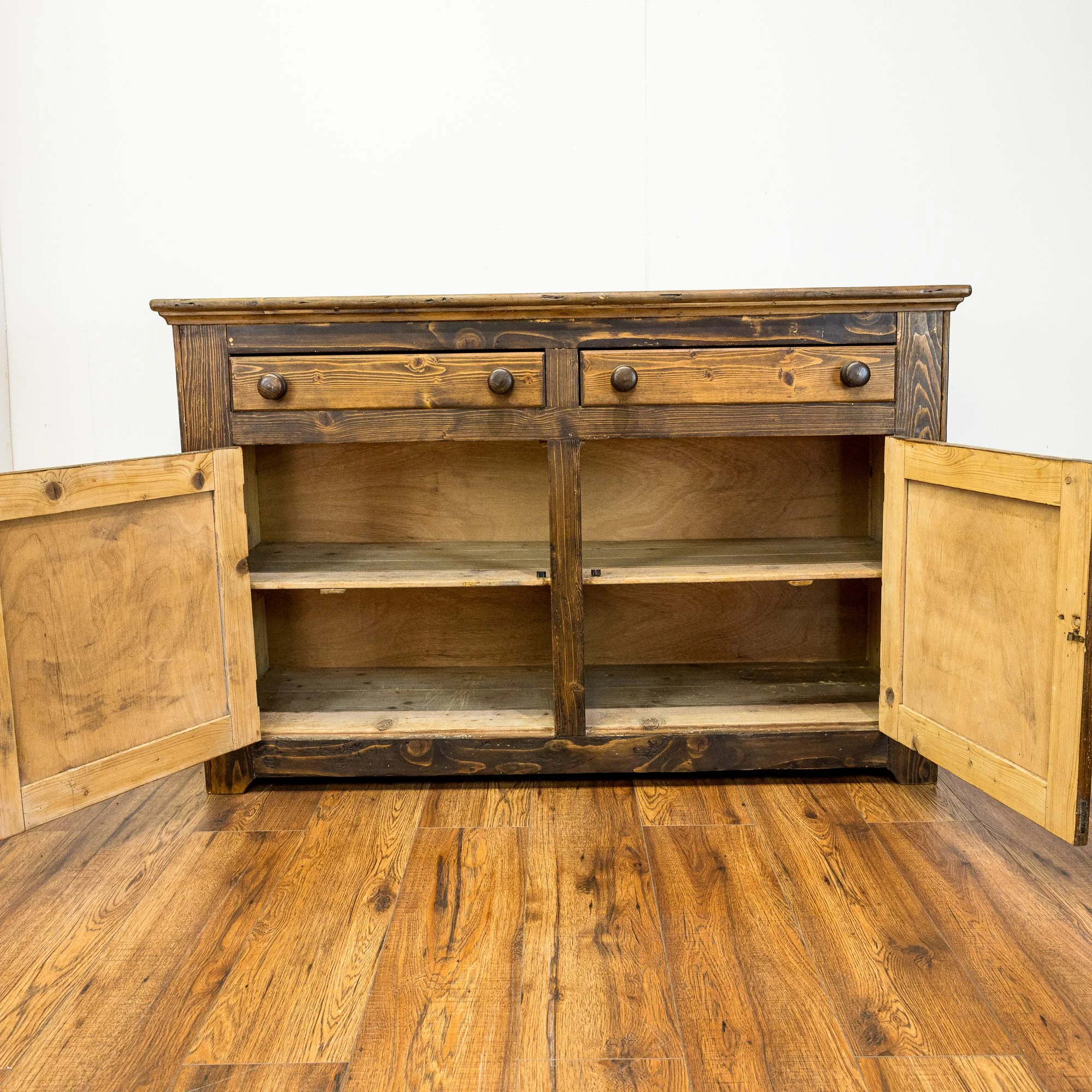 Charred Pine Two-Door Sideboard