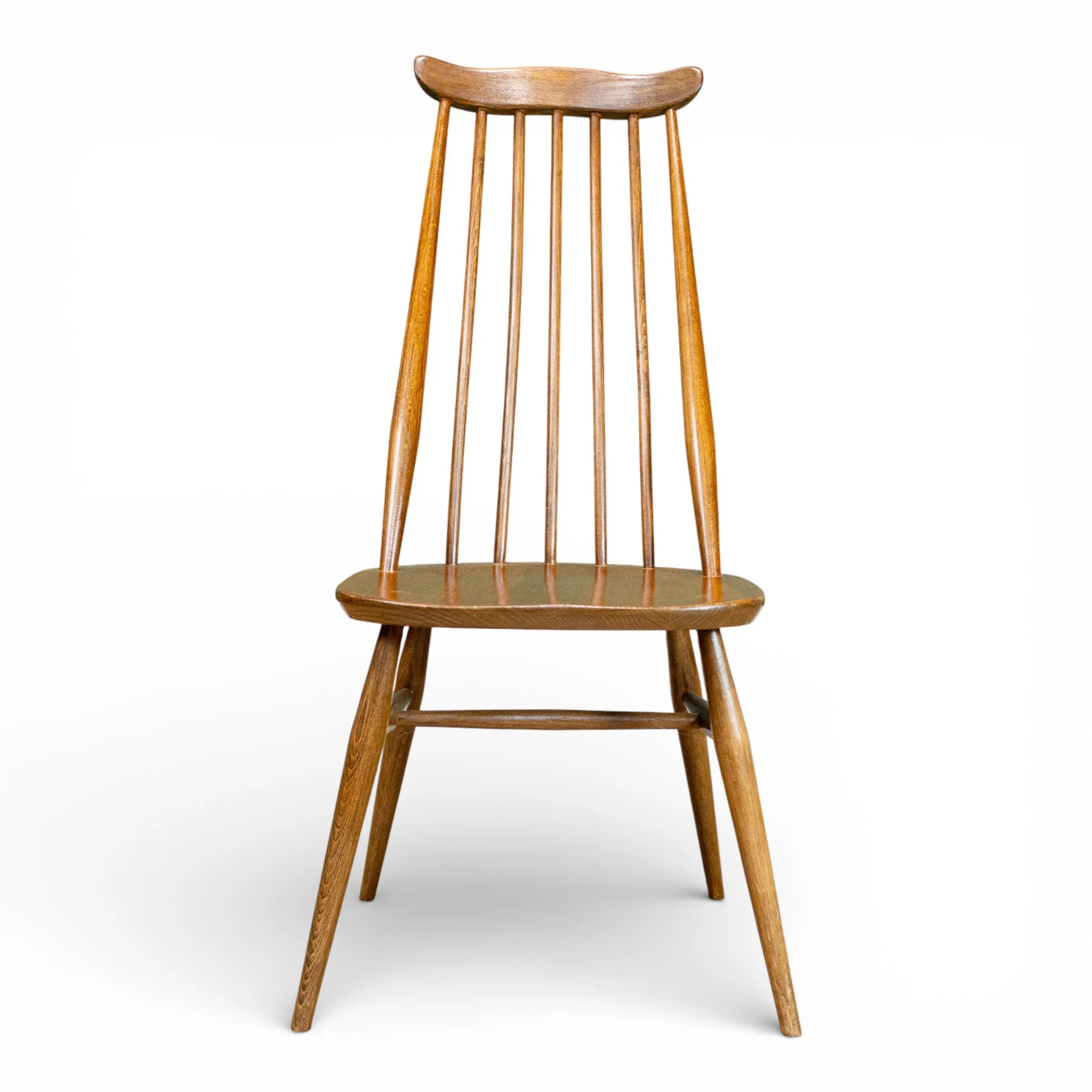 Ercol Blue Label Elm Goldsmith Chairs x6