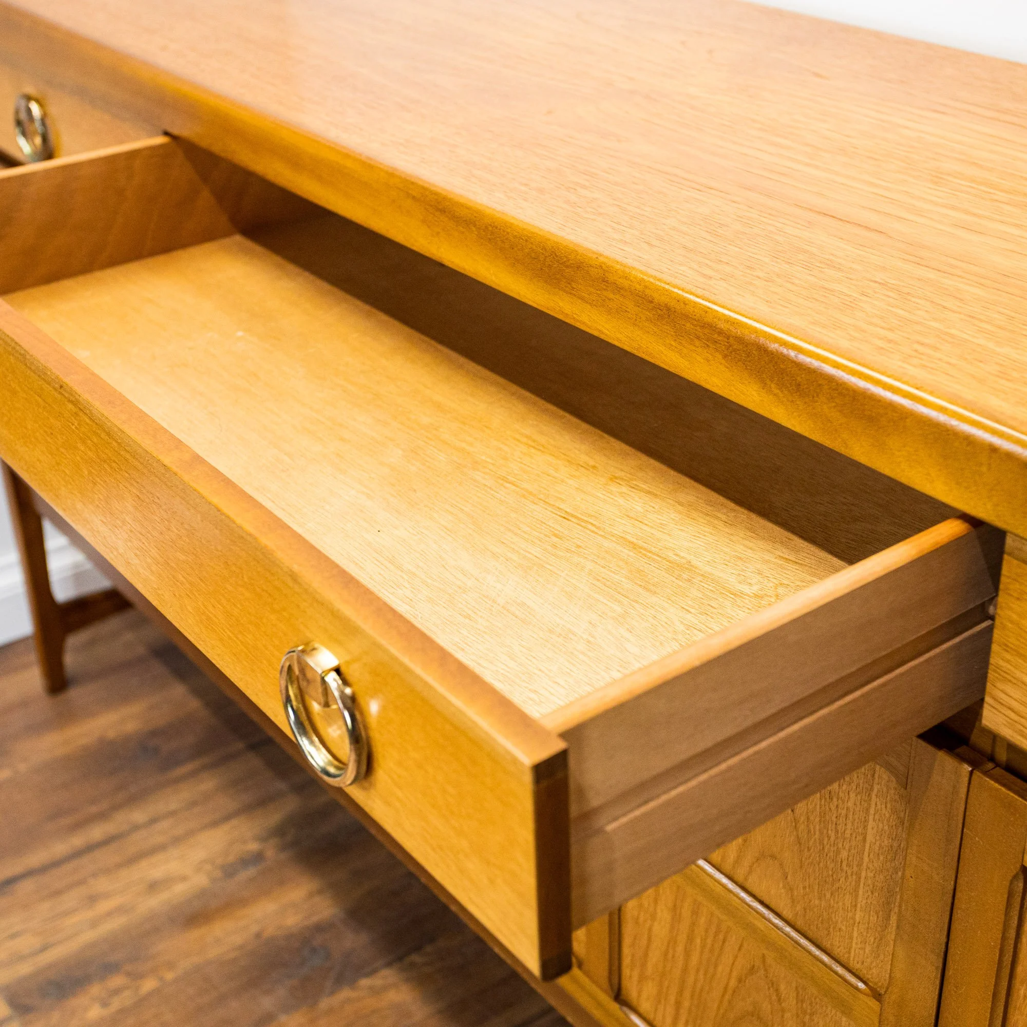 Nathan Squares Large Teak Sideboard