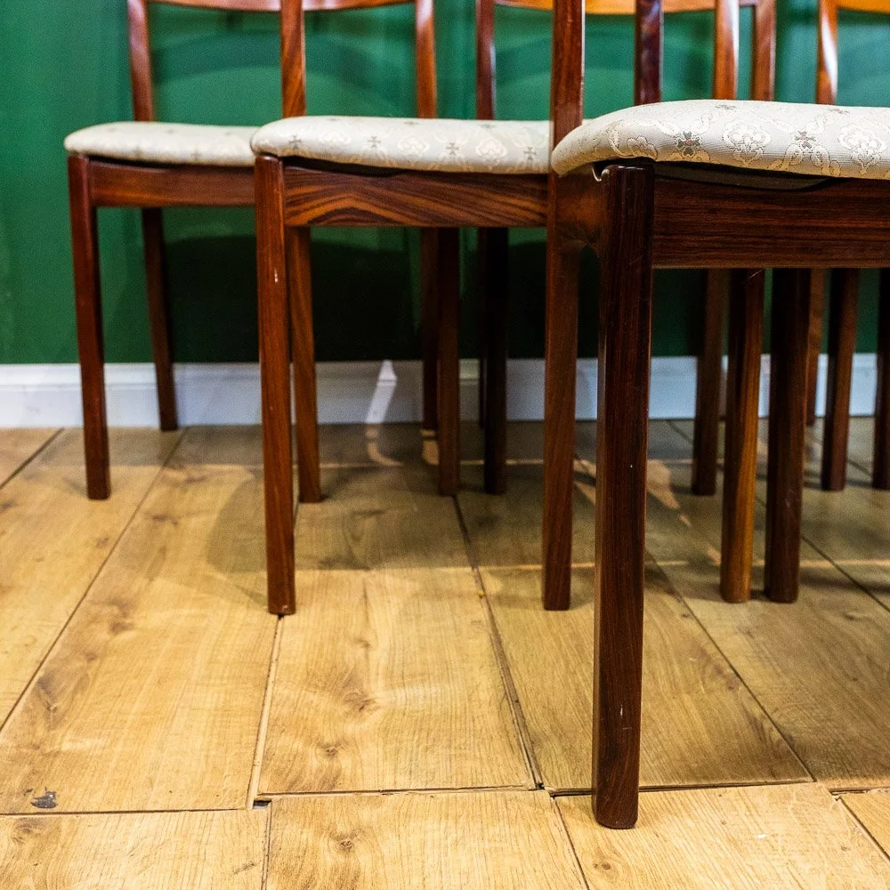 Robert Heritage for Archie Shine Rosewood Dining Table & 6 Chairs