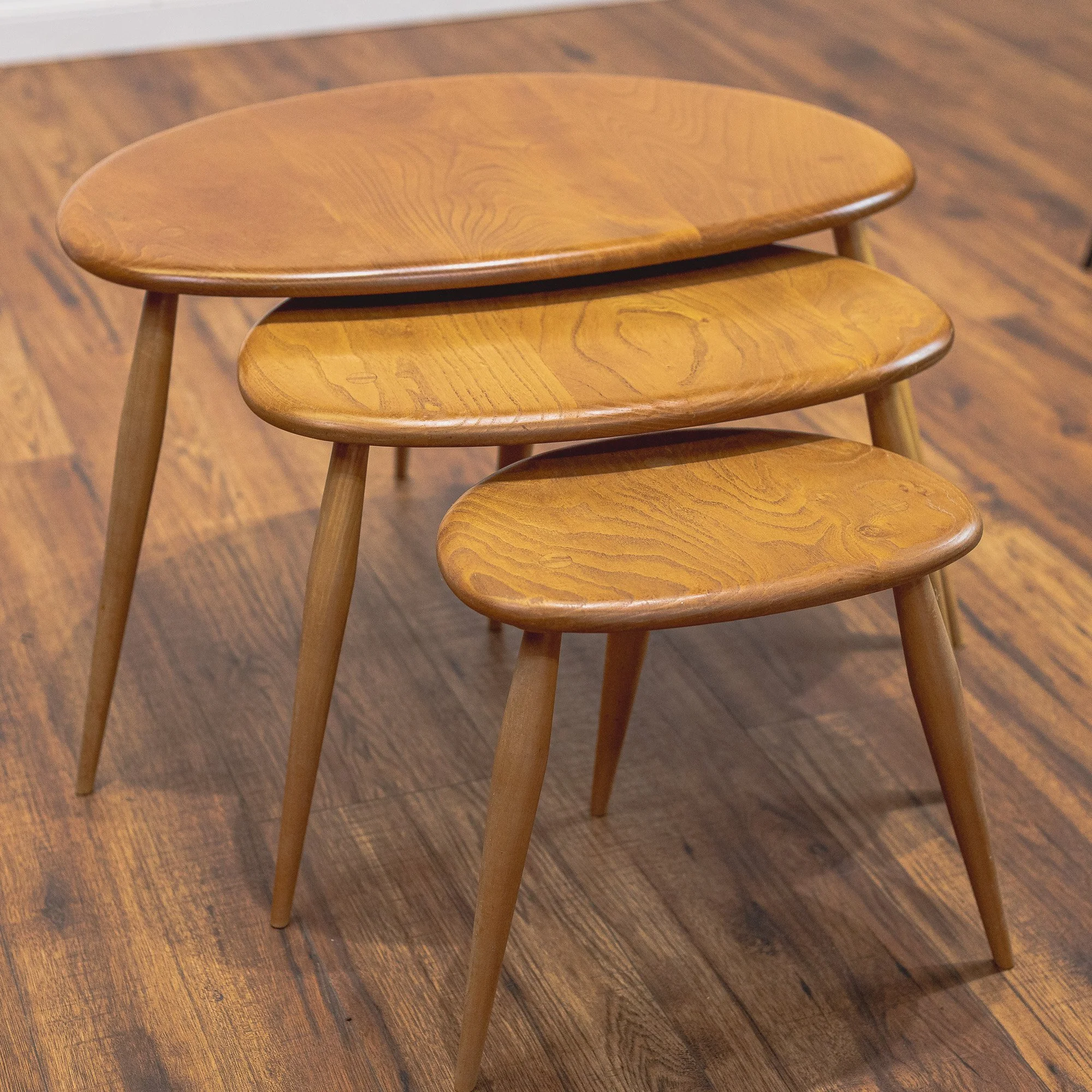 Ercol Pebbles Model 354 Nest of Tables Golden Dawn Finish-7.jpg