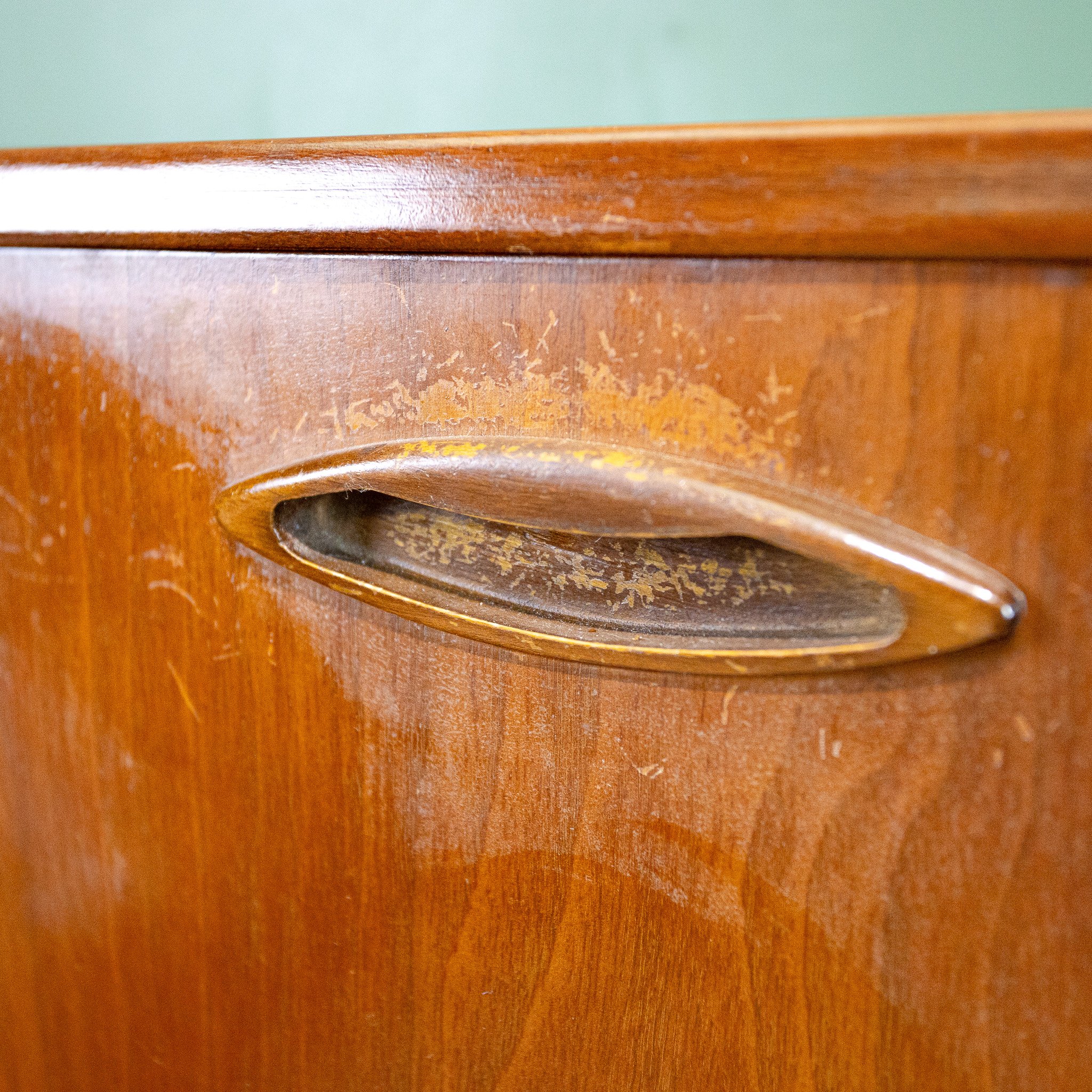 Jentique Teak Mid Century Highboard Cocktail Cabinet