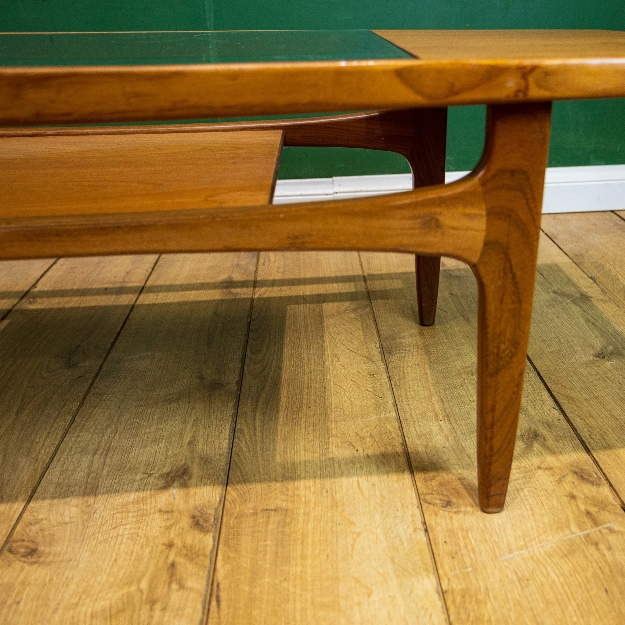 G Plan Teak Fresco Glass Coffee Table