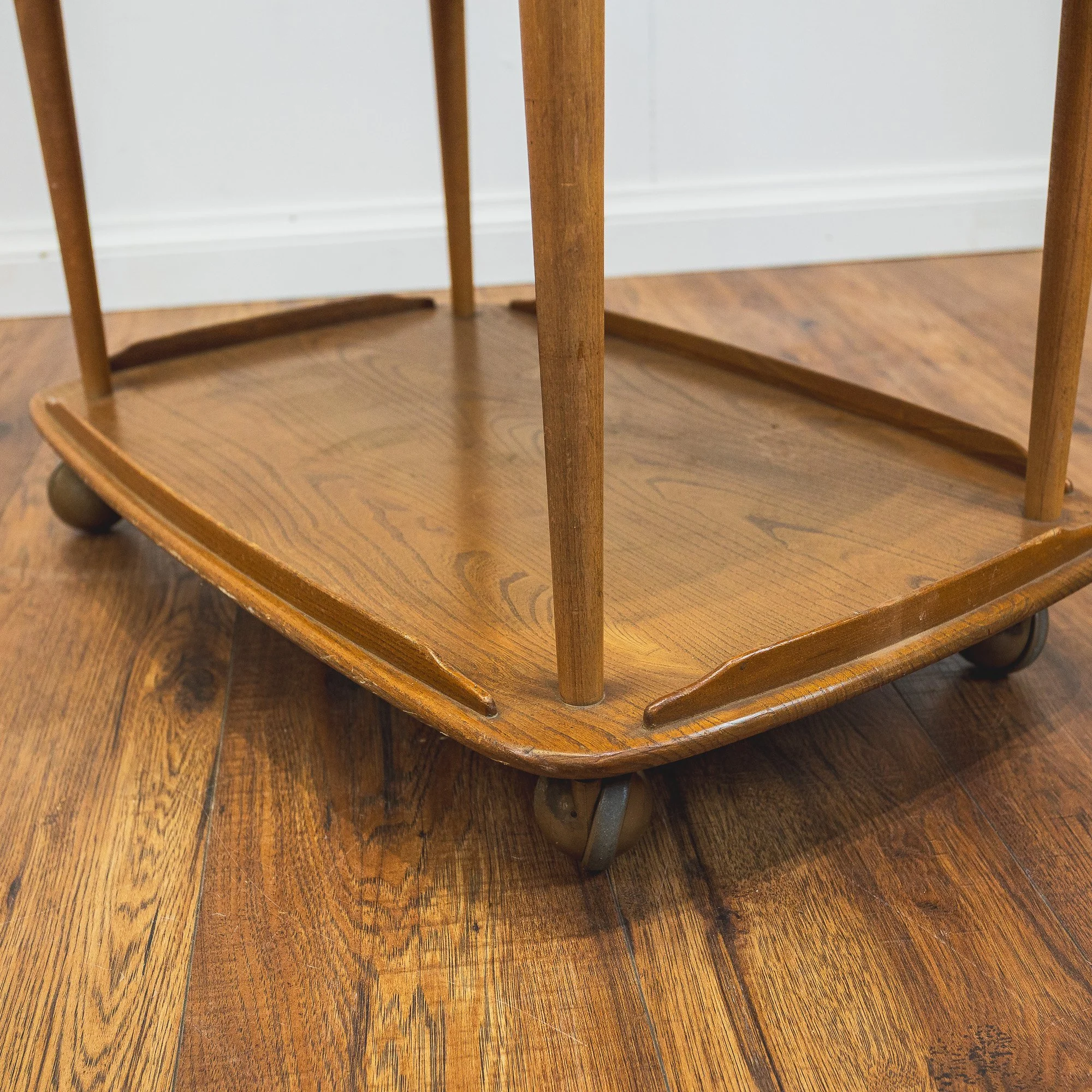 3 - Ercol Windsor Elm Model 458 3 Tier Tea Trolley -5.jpg