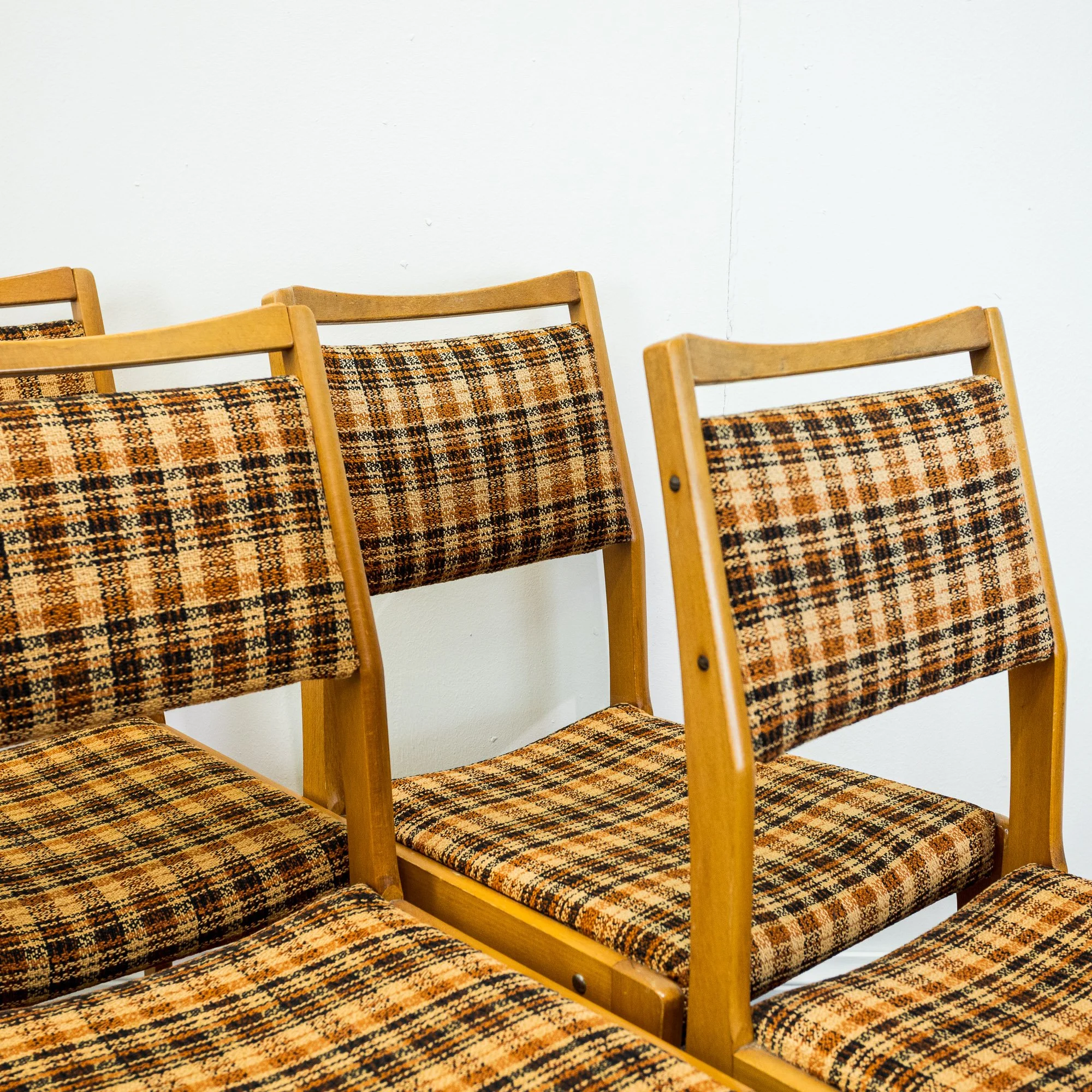 German Teak Dining Chairs – Set of 4