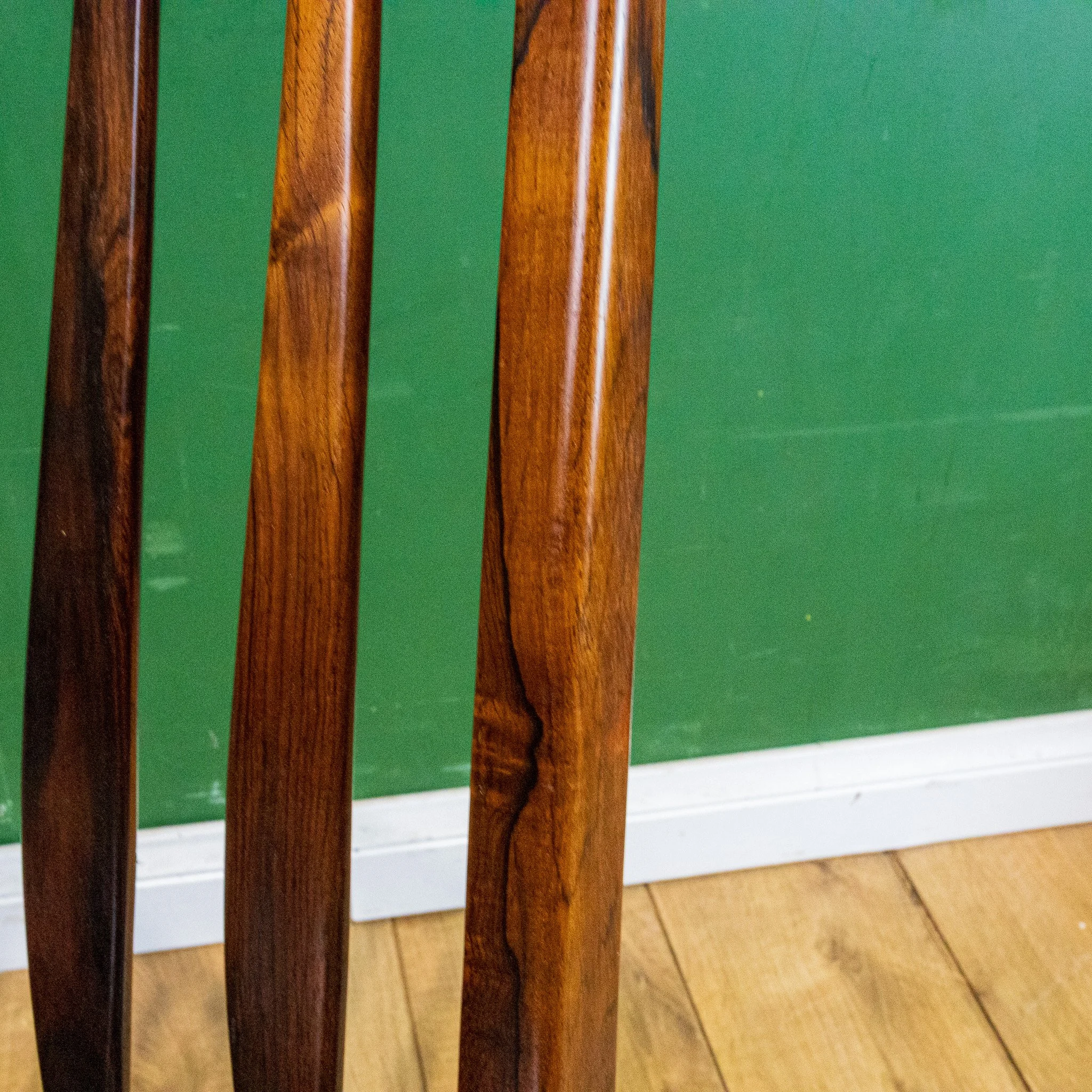 8 x Niels Koefoed Rosewood Eva Chairs (6 Dining Chairs + 2 Carvers)
