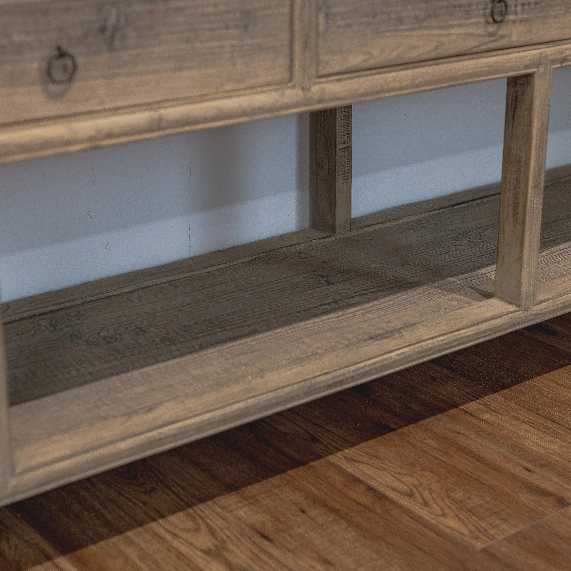 Reclaimed Silvered Elm Large 9 Drawer Console Table -11.jpg