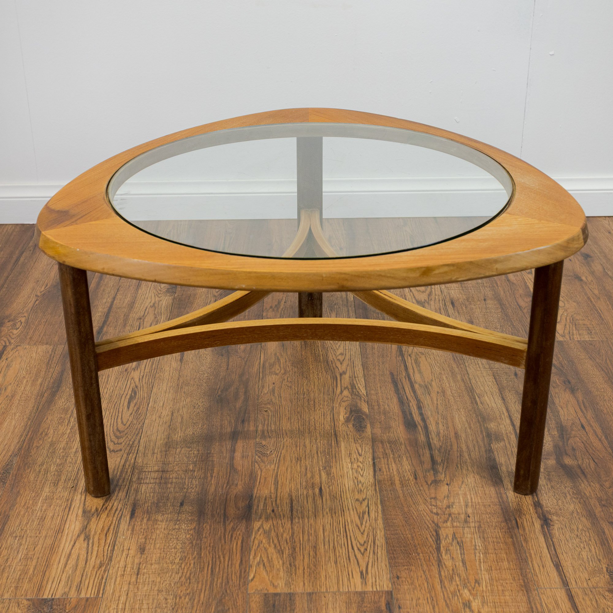 Nathan Trinity Teak & Glass Coffee Table