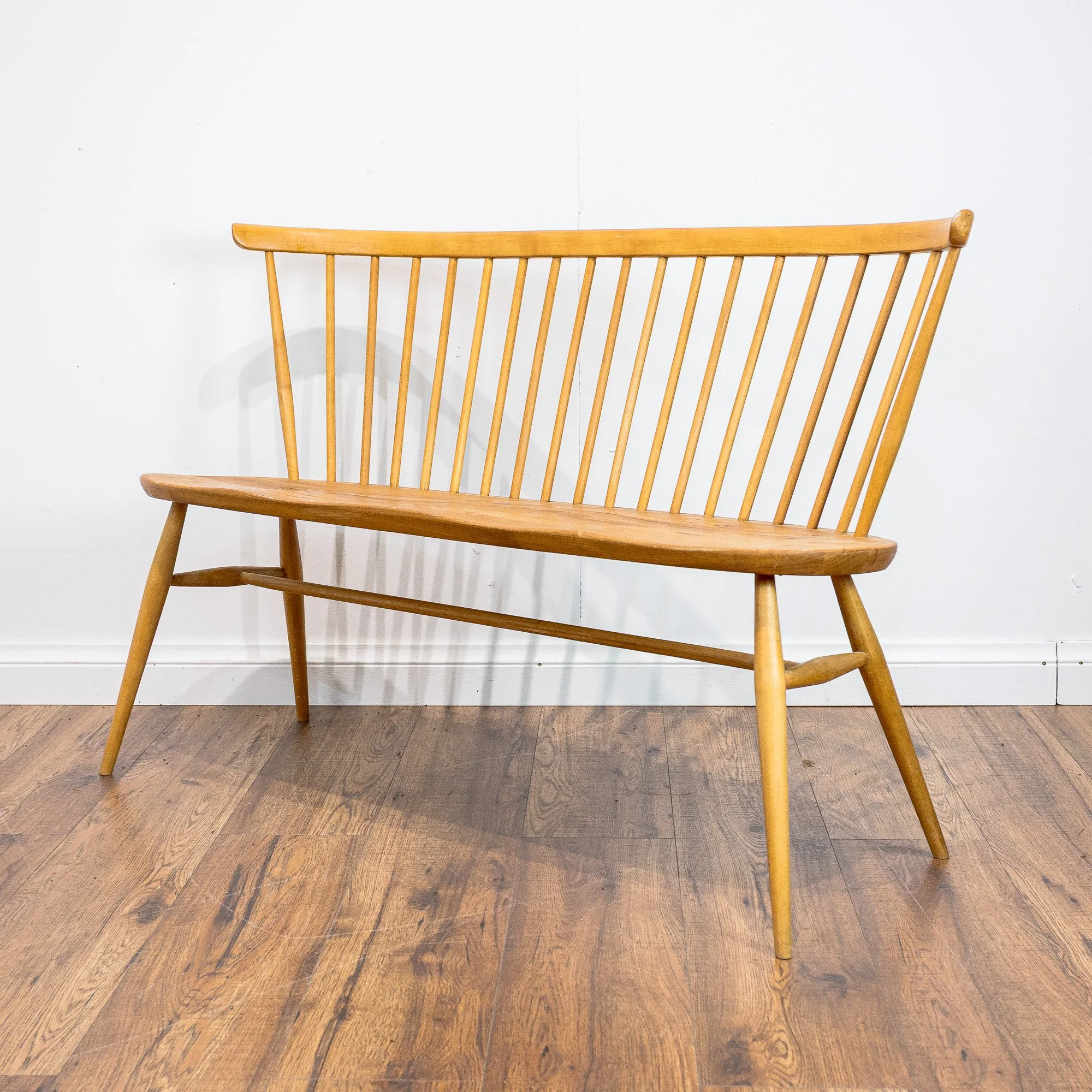 Ercol Elm Loveseat Model 349
