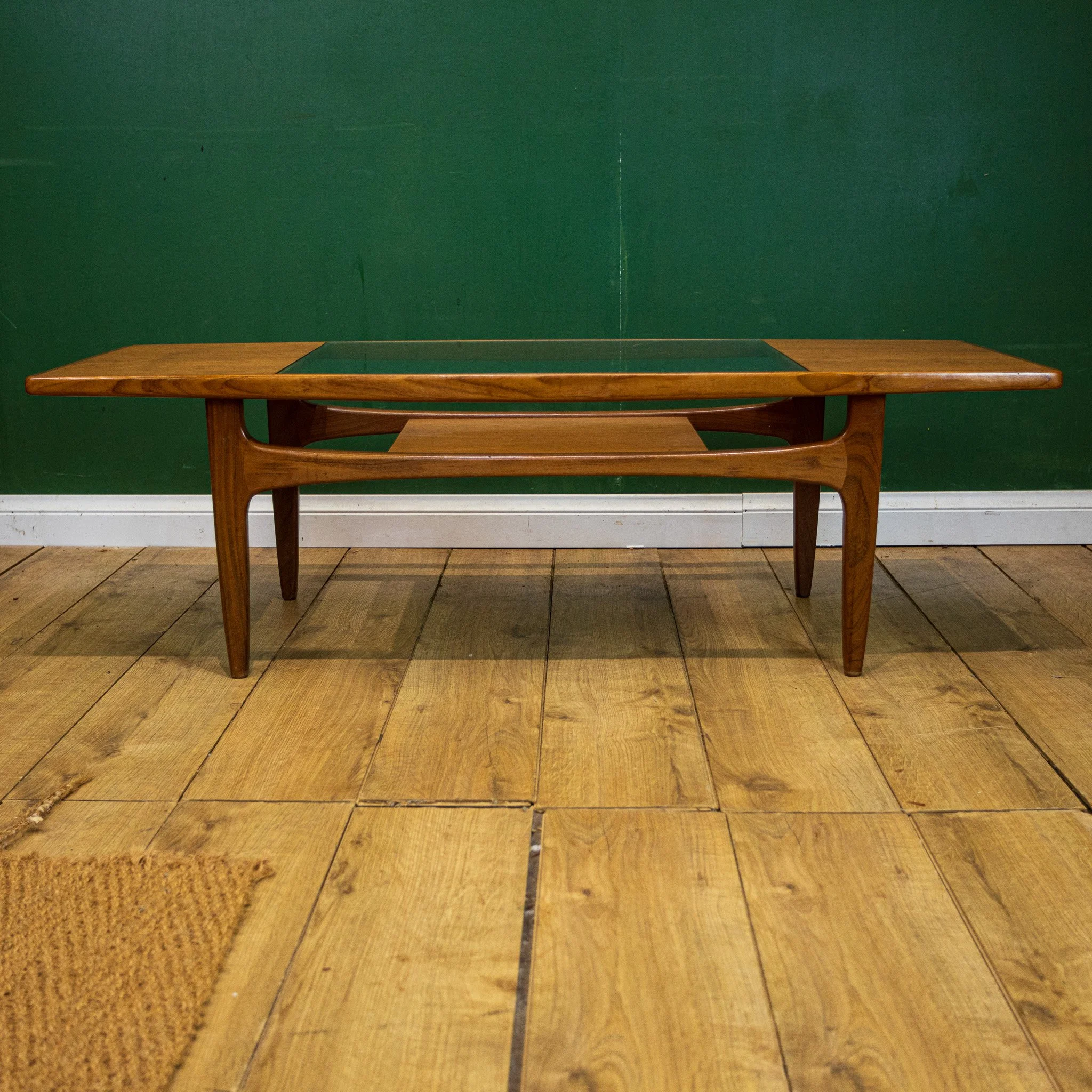 G Plan Teak Fresco Glass Coffee Table