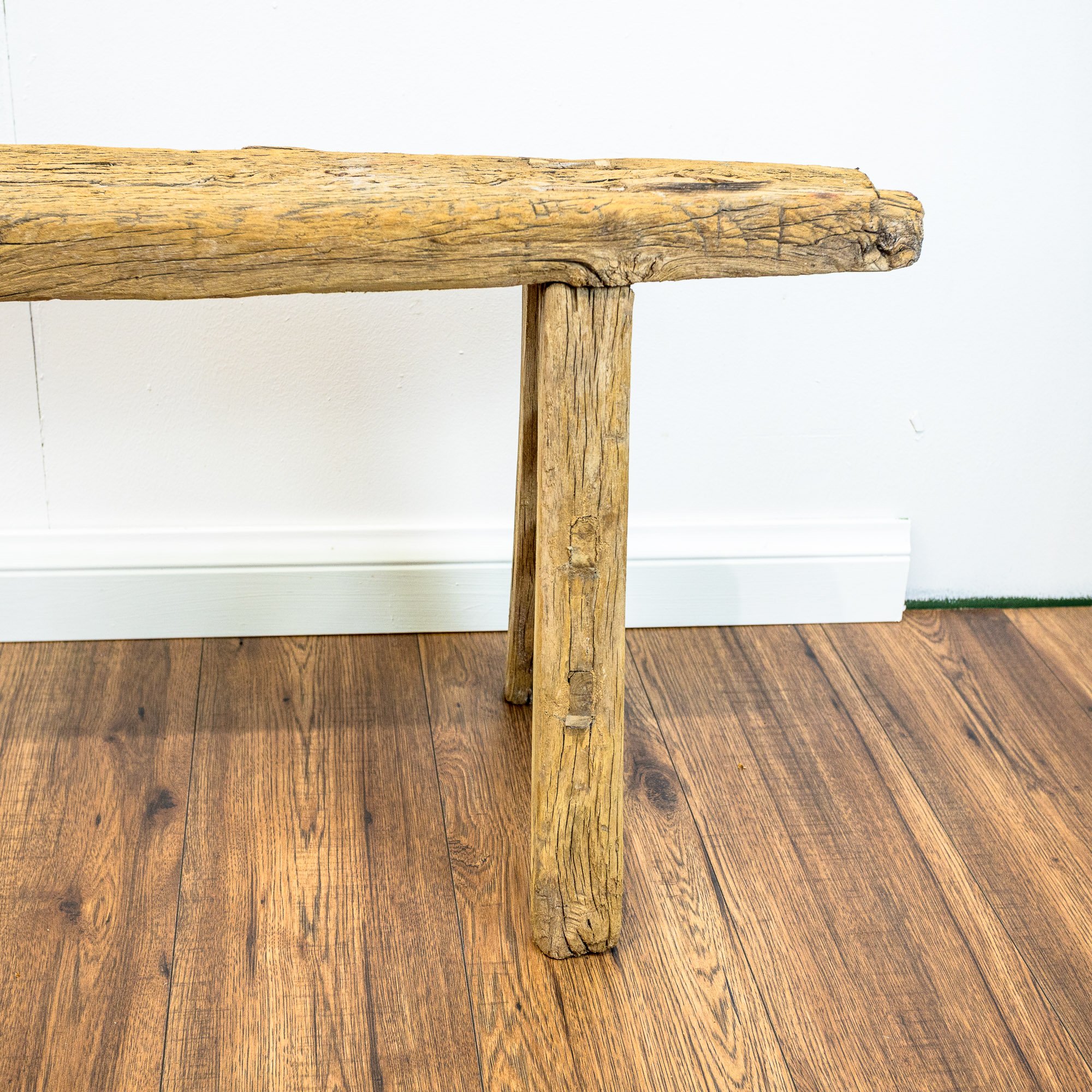 Reclaimed Elm Skinny Pig Bench