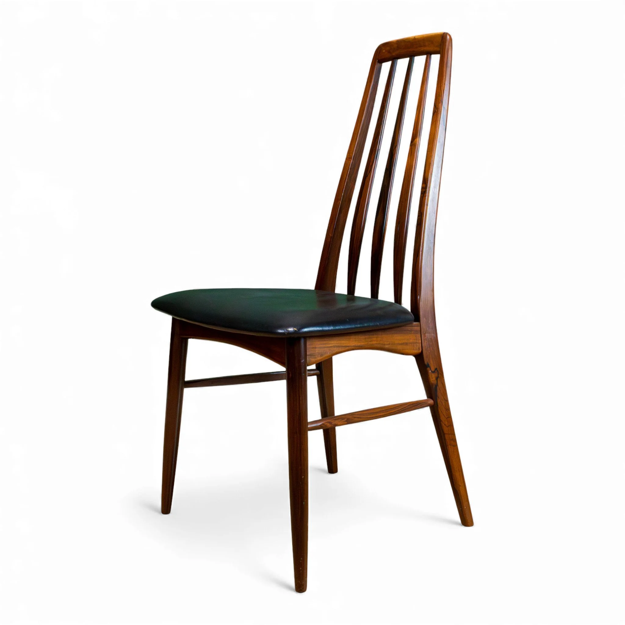 8 x Niels Koefoed Rosewood Eva Chairs (6 Dining Chairs + 2 Carvers)