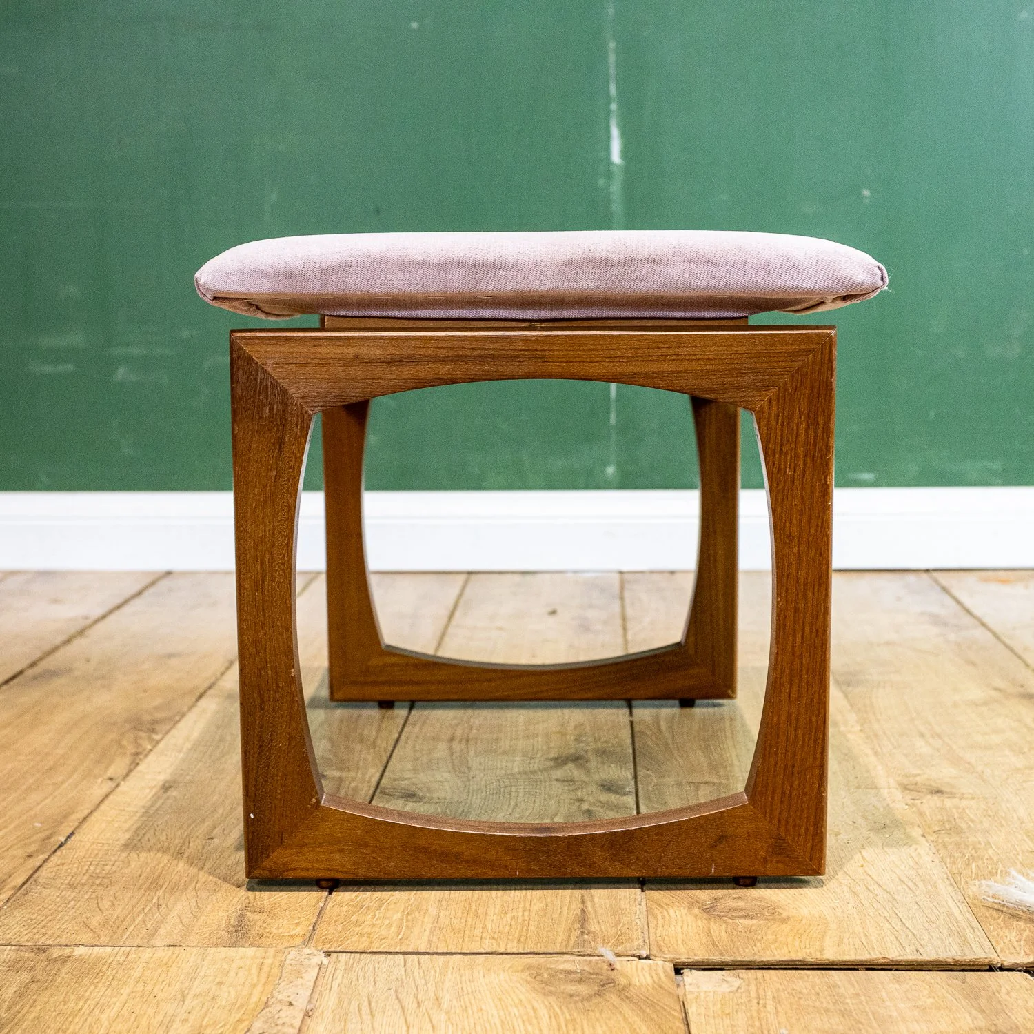 G Plan Quadrille Teak Dressing Table and Stool