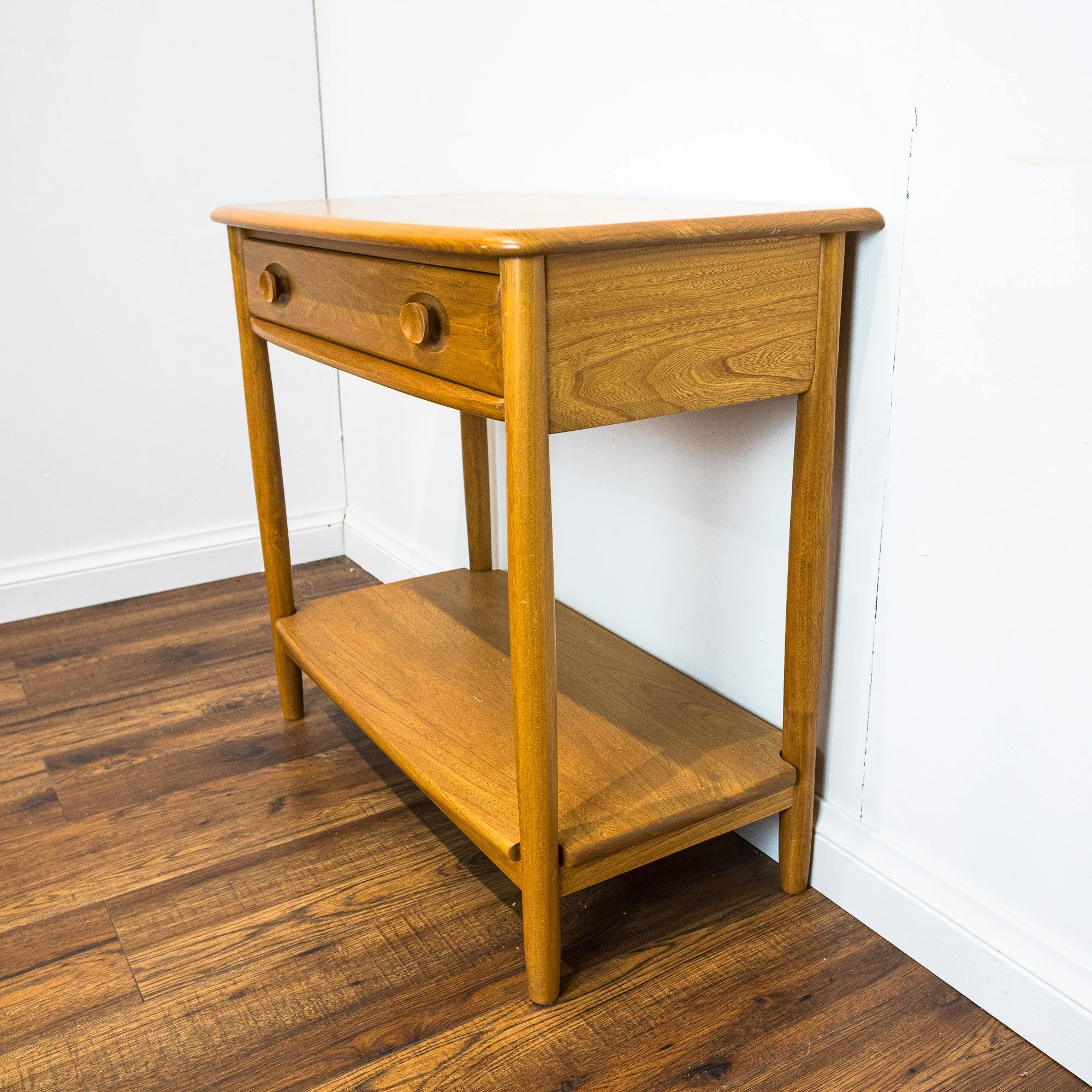 Ercol Windsor Single Drawer Elm Console Table