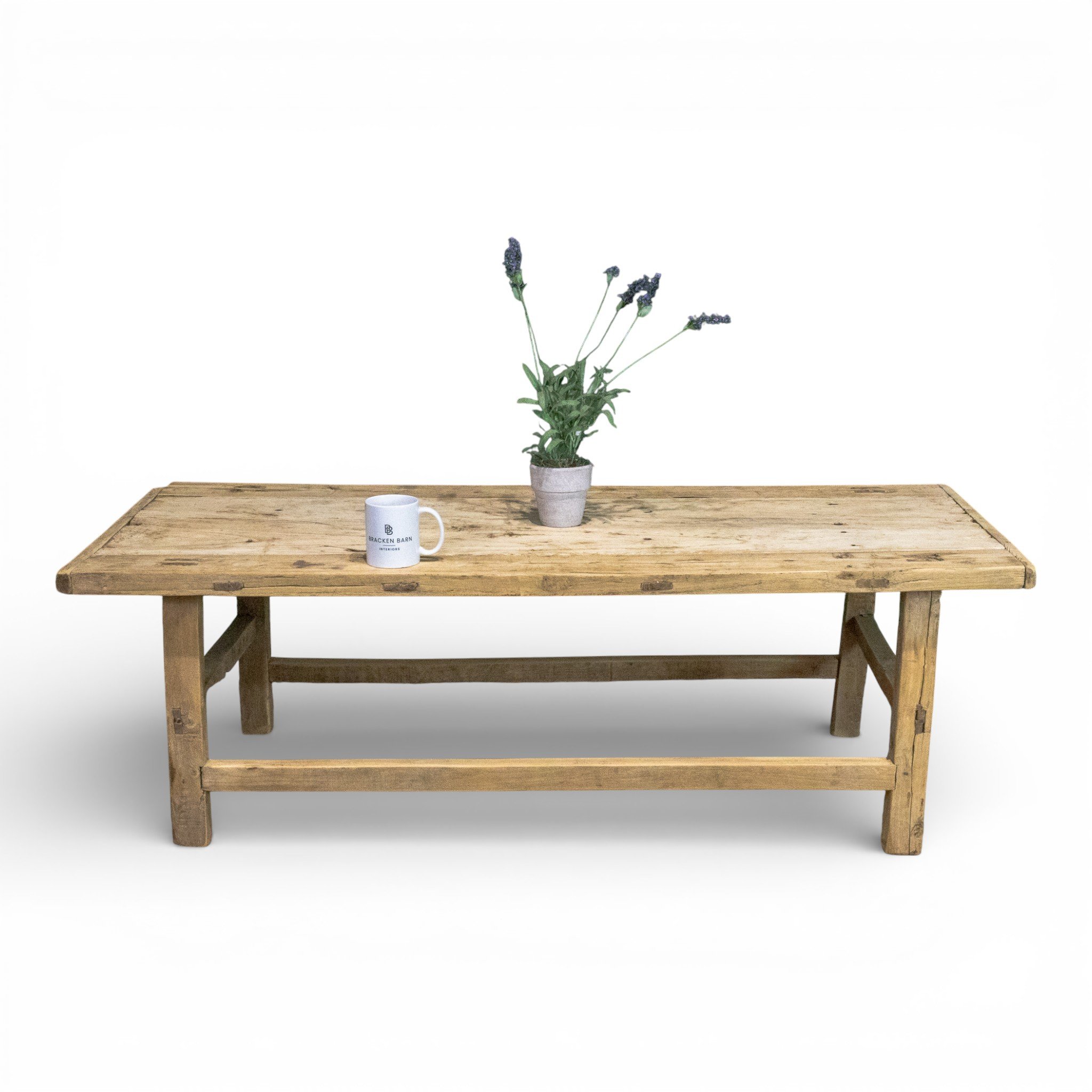 Rustic Reclaimed Elm Large Coffee Table