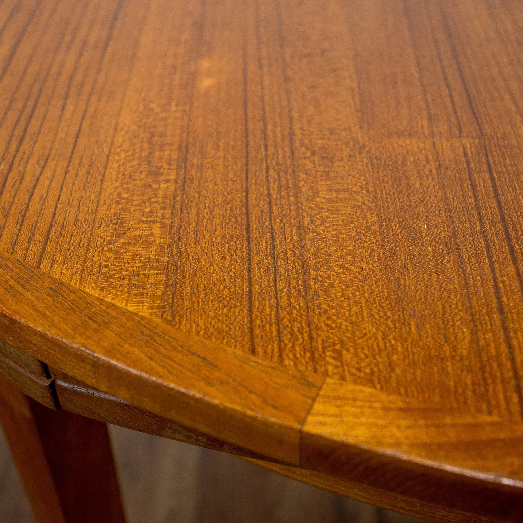 Dyrlund Danish Flip Flap Teak Dining Table