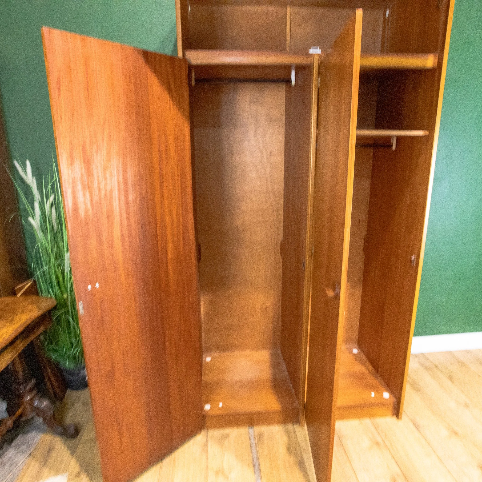 Stag Cantana S.206 Teak Double Wardrobe