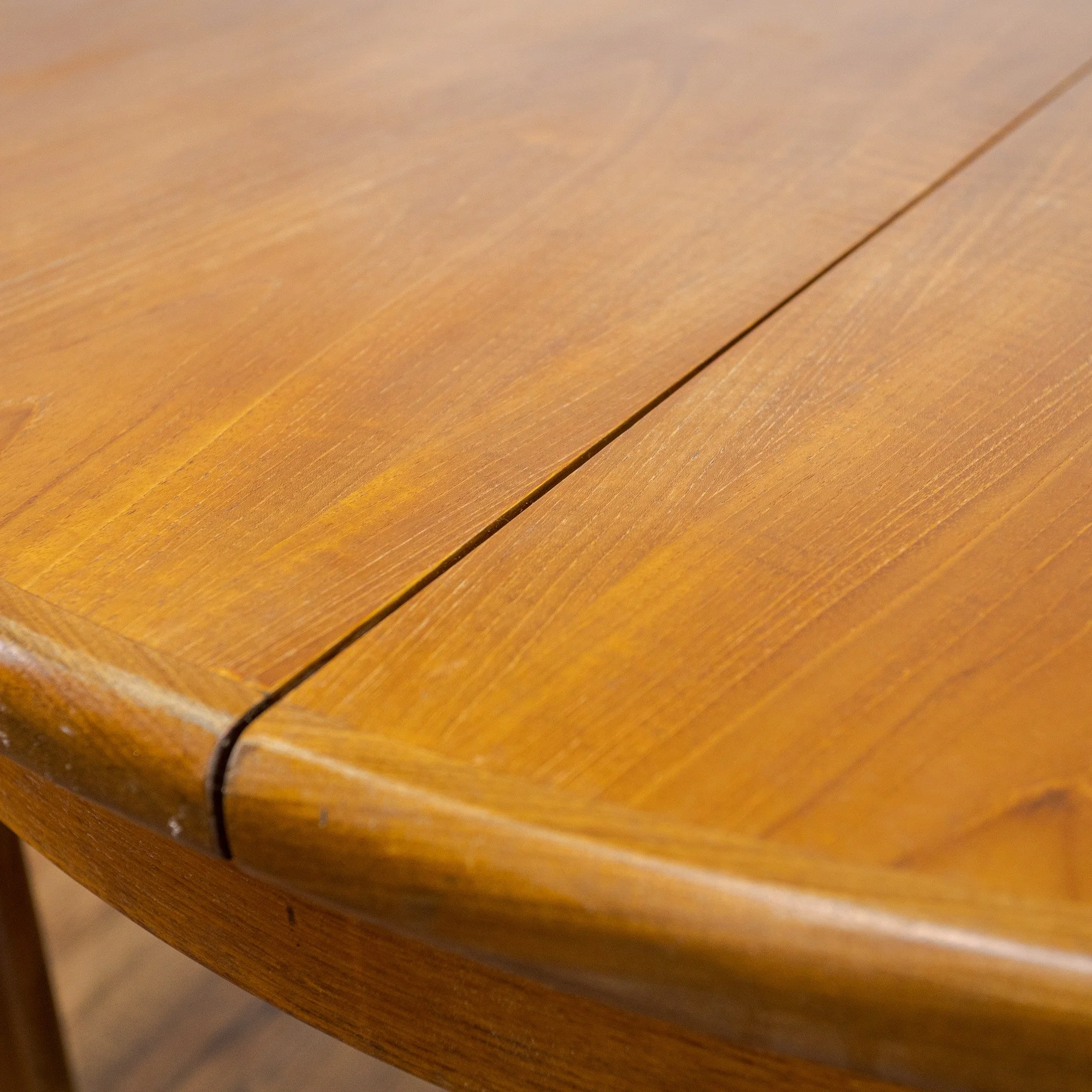 G Plan Fresco Teak Round Extending Dining Table by V. B. Wilkins