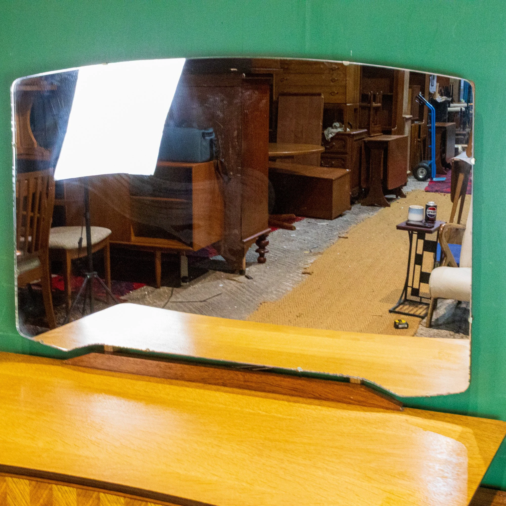 Austinsuite Oak Art Deco Style Dressing Table