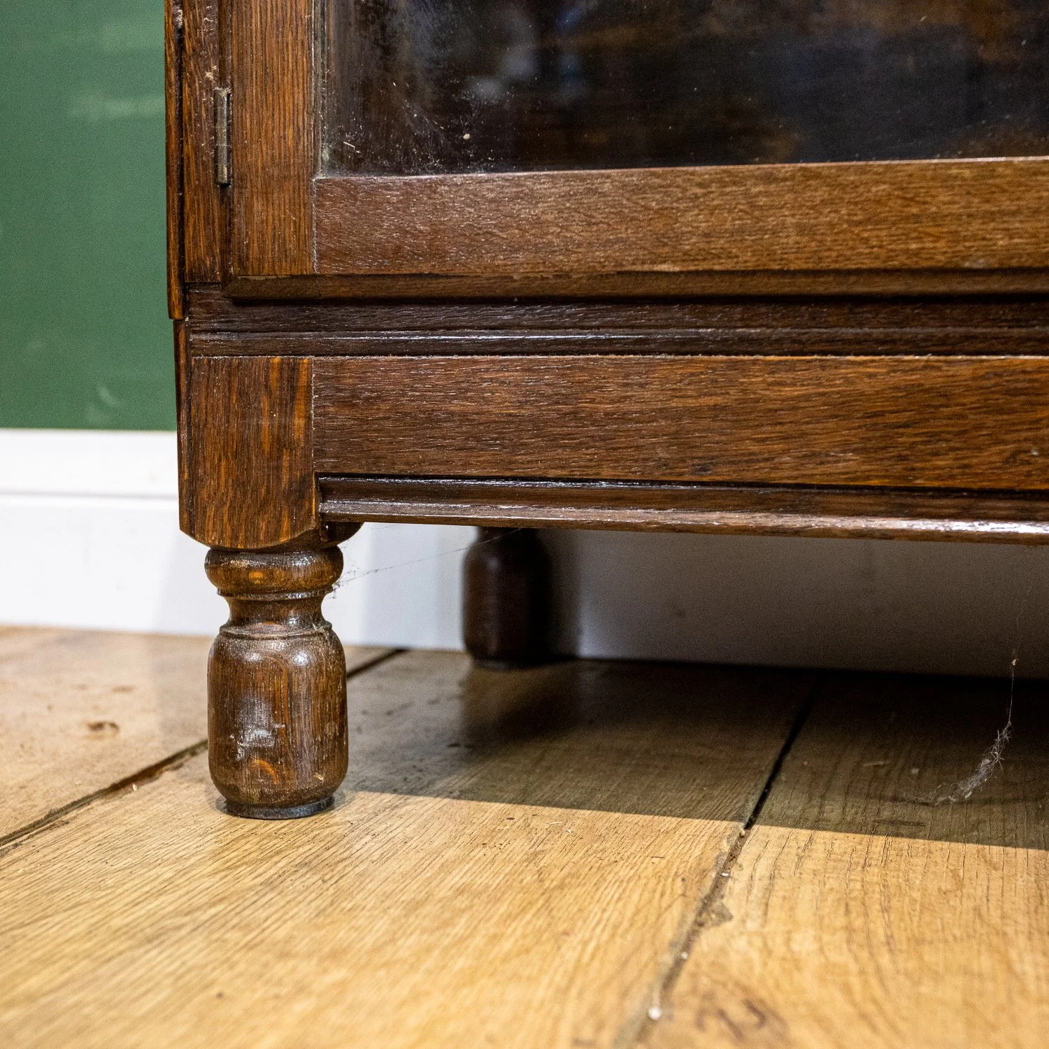 Minty Four Section Oak Stacking Secretaire Bookcase