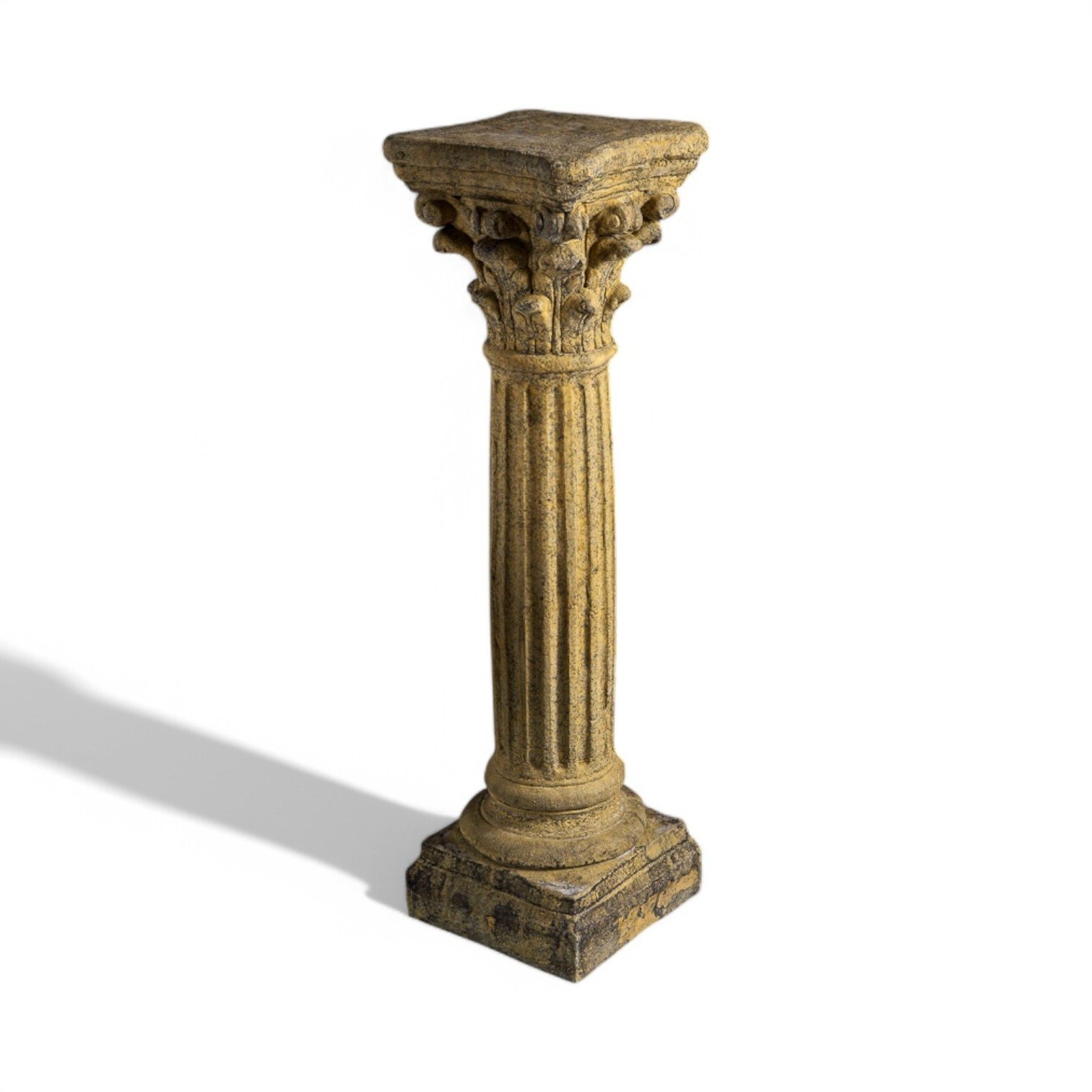 Small English Stone Corinthian Column