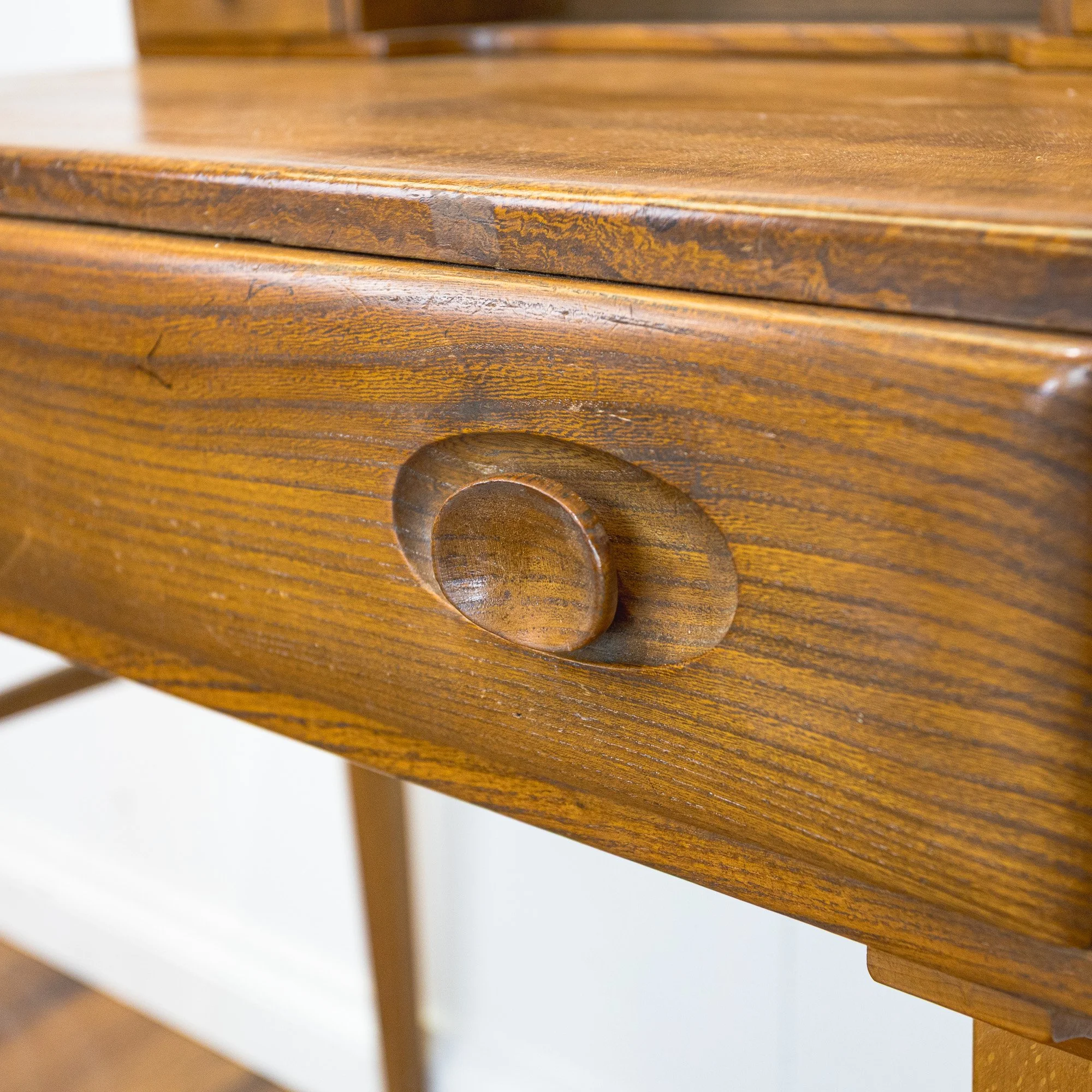 Ercol Model 439 Blonde Elm and Beech Writing Desk
