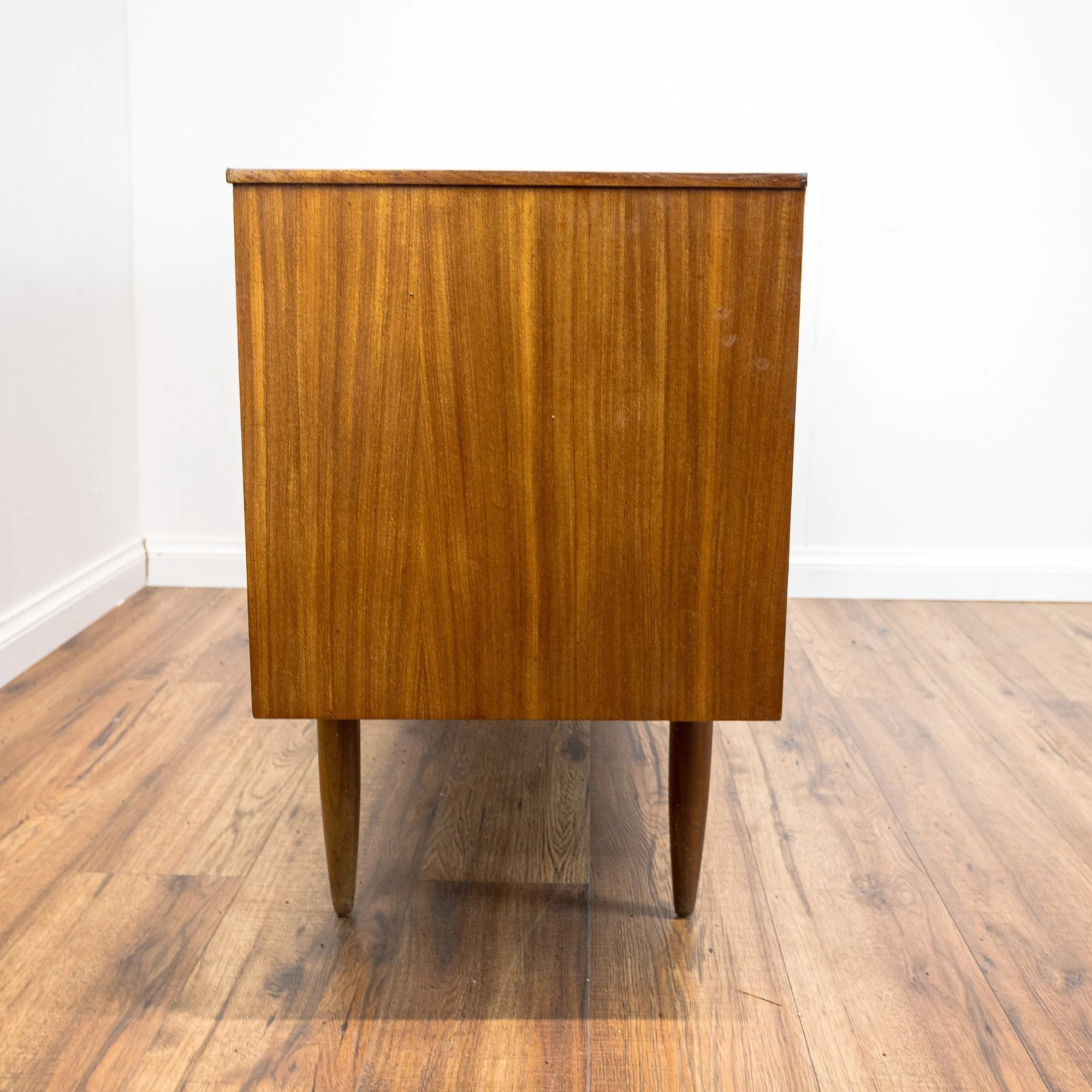 White & Newton 'Edensfield' Teak Sliding Door Sideboard