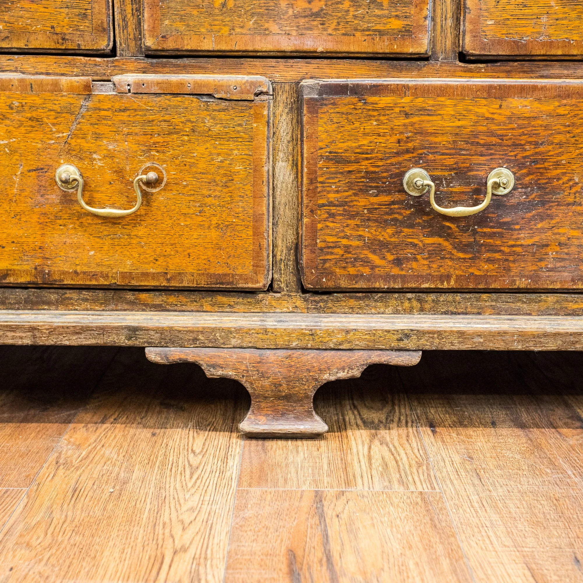 George III Oak 8 Drawer Sideboard