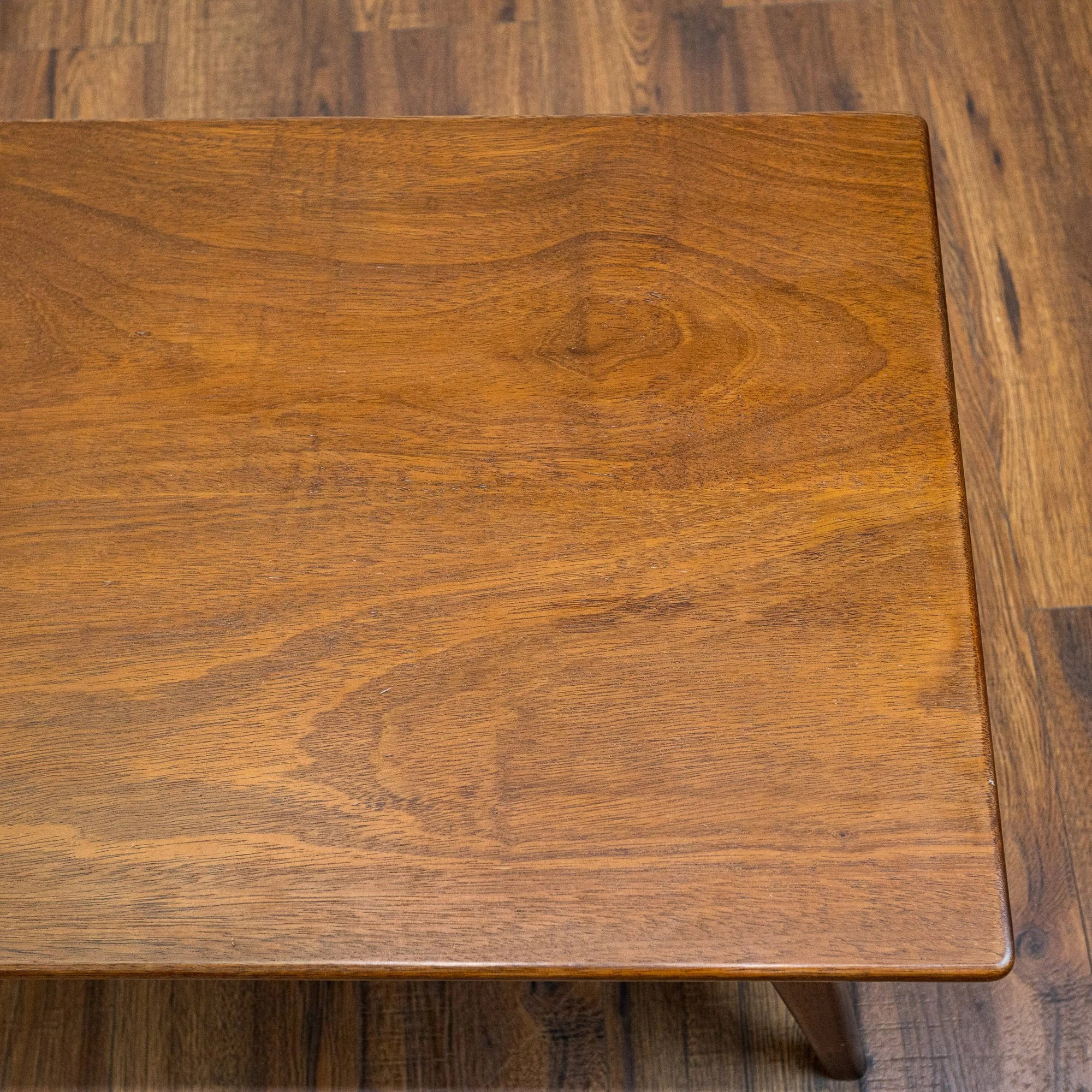 Mid Century Solid Teak Danish Coffee Table