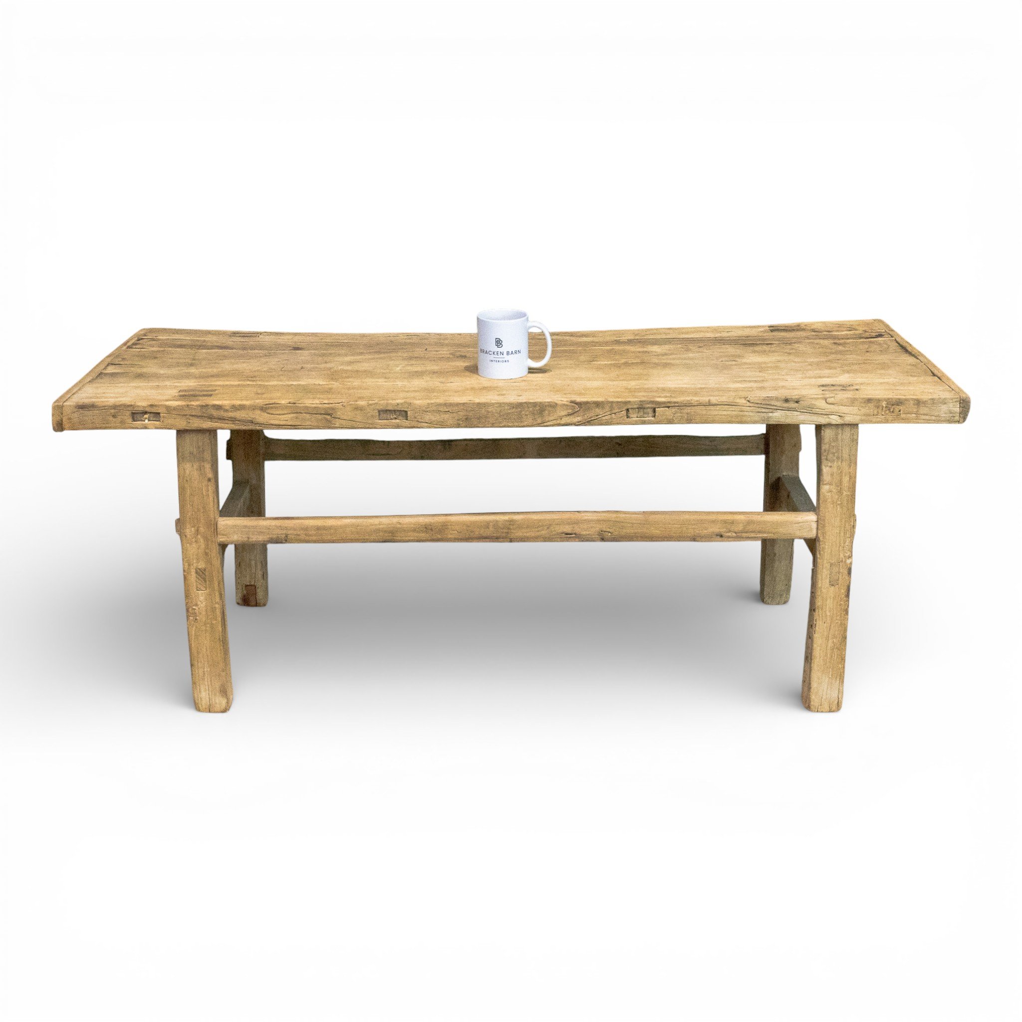 Rustic Reclaimed Elm Large Coffee Table