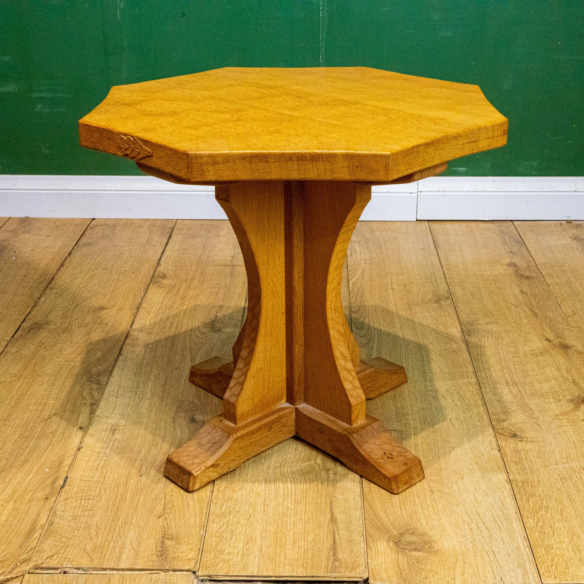 David ‘Oakleafman’ Langstaff Oak Octagonal Coffee Table