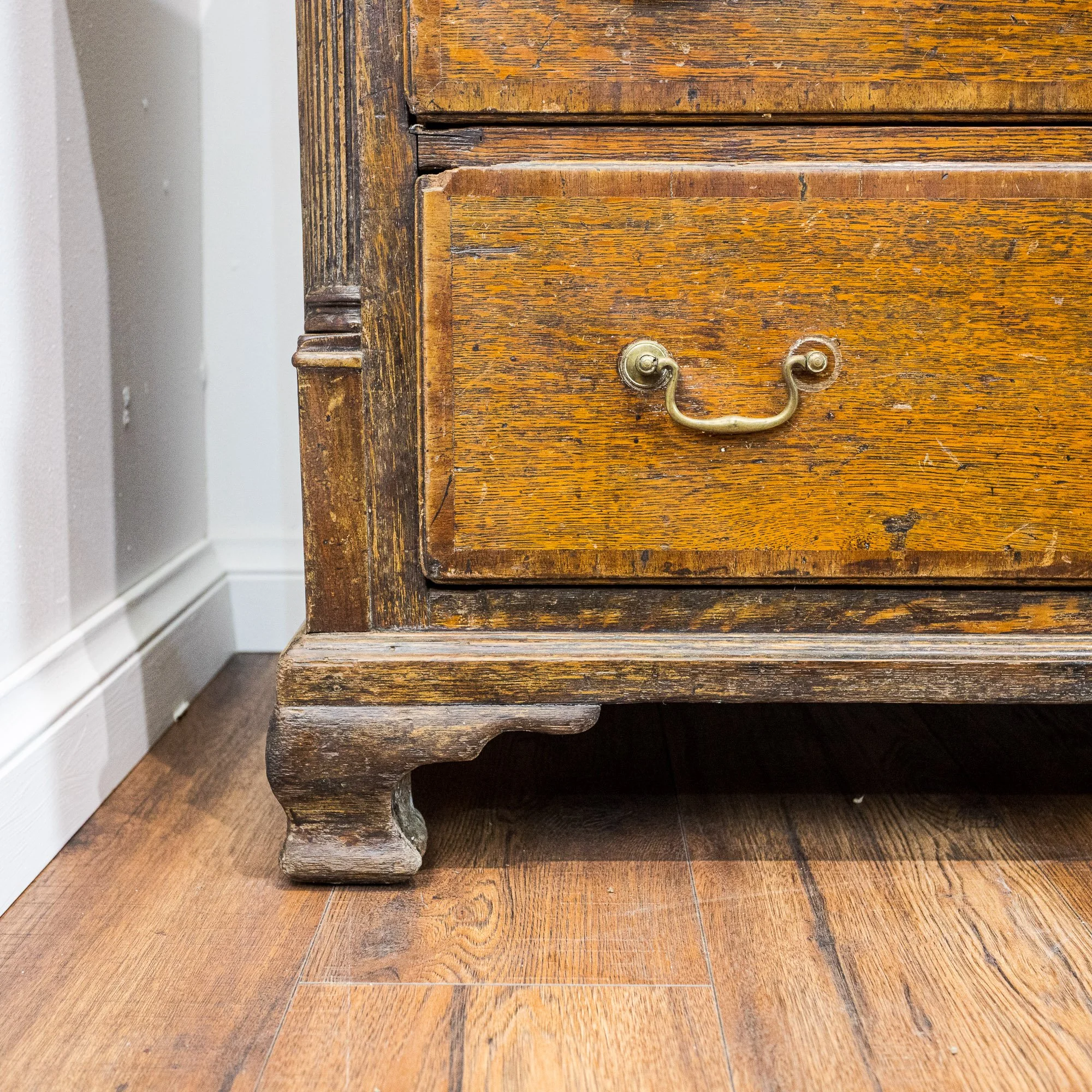 George III Oak 8 Drawer Sideboard