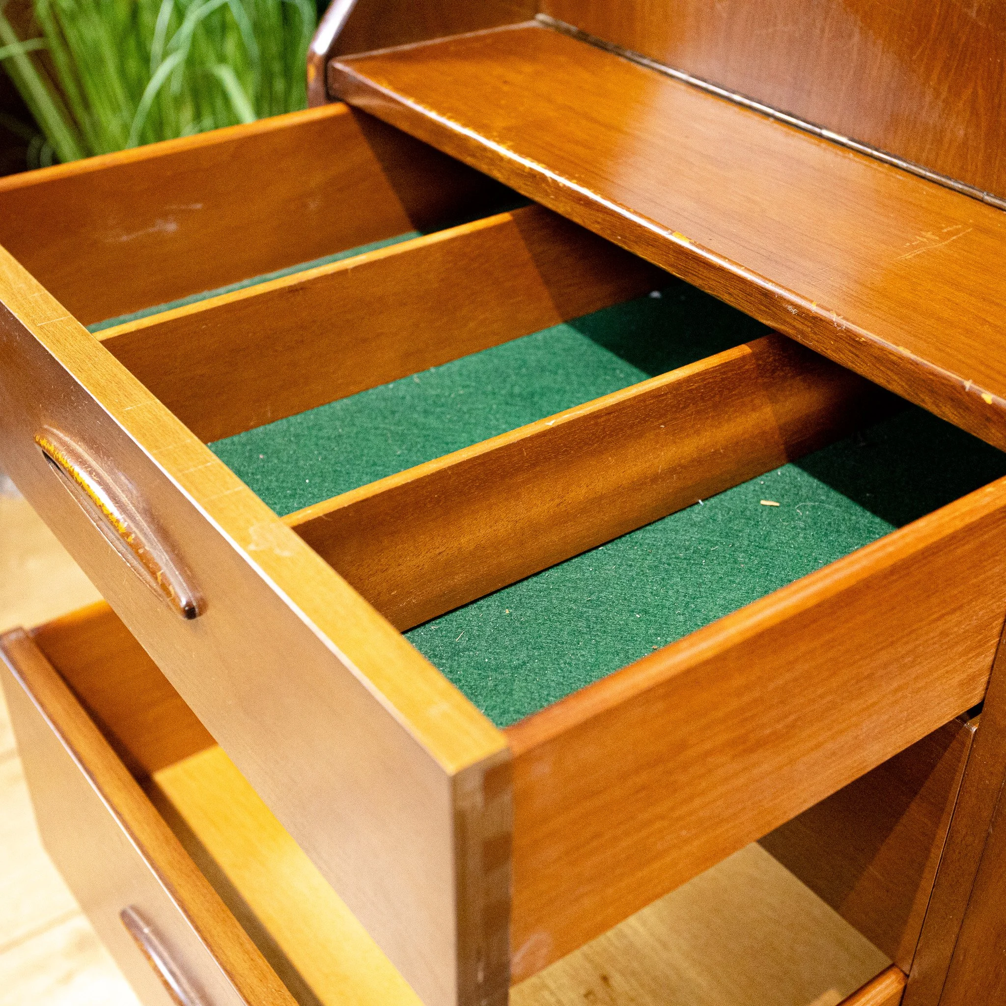 Jentique Teak Mid Century Highboard Cocktail Cabinet