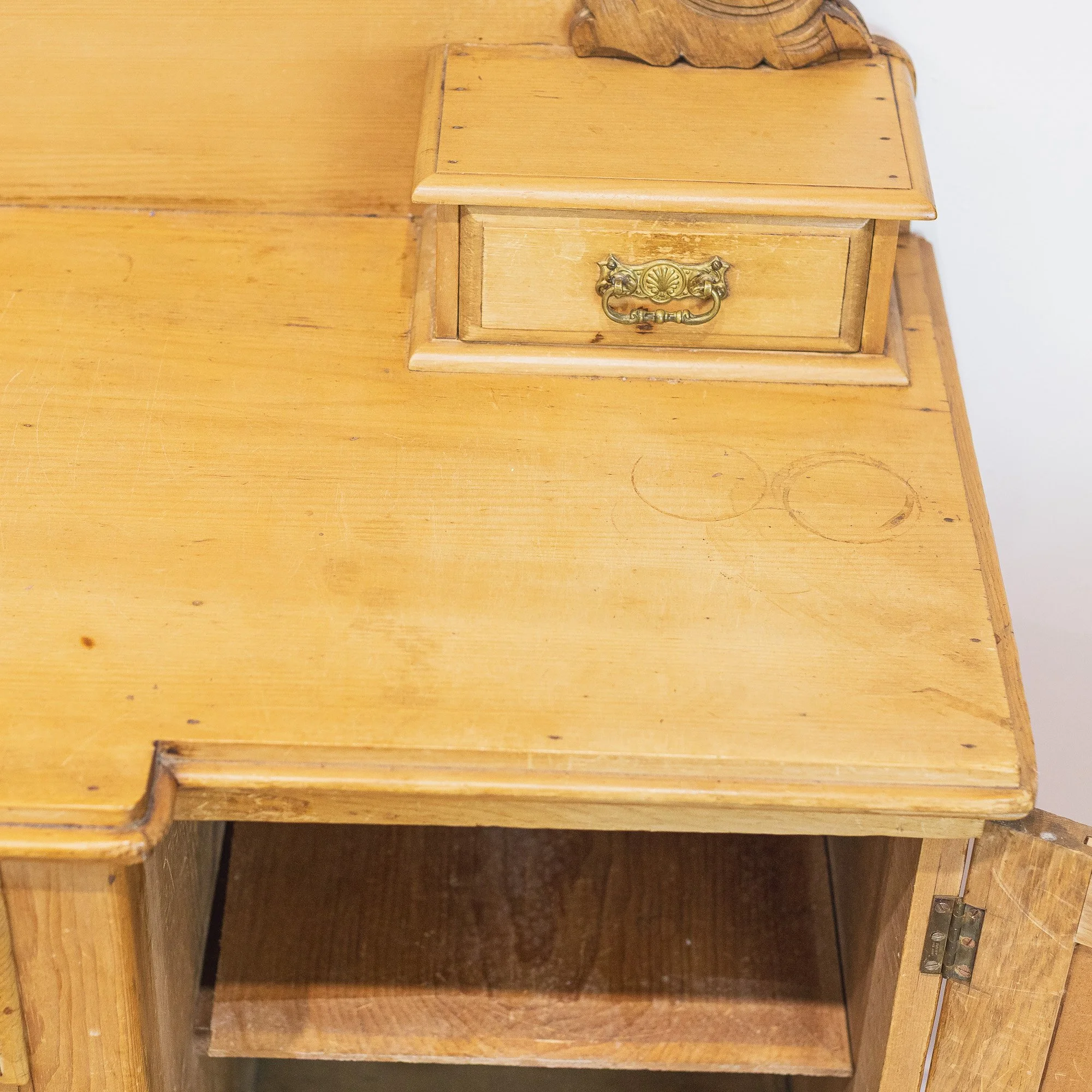23. Victorian Pine breakfront 3 Drawer Dressing Table-22.jpg