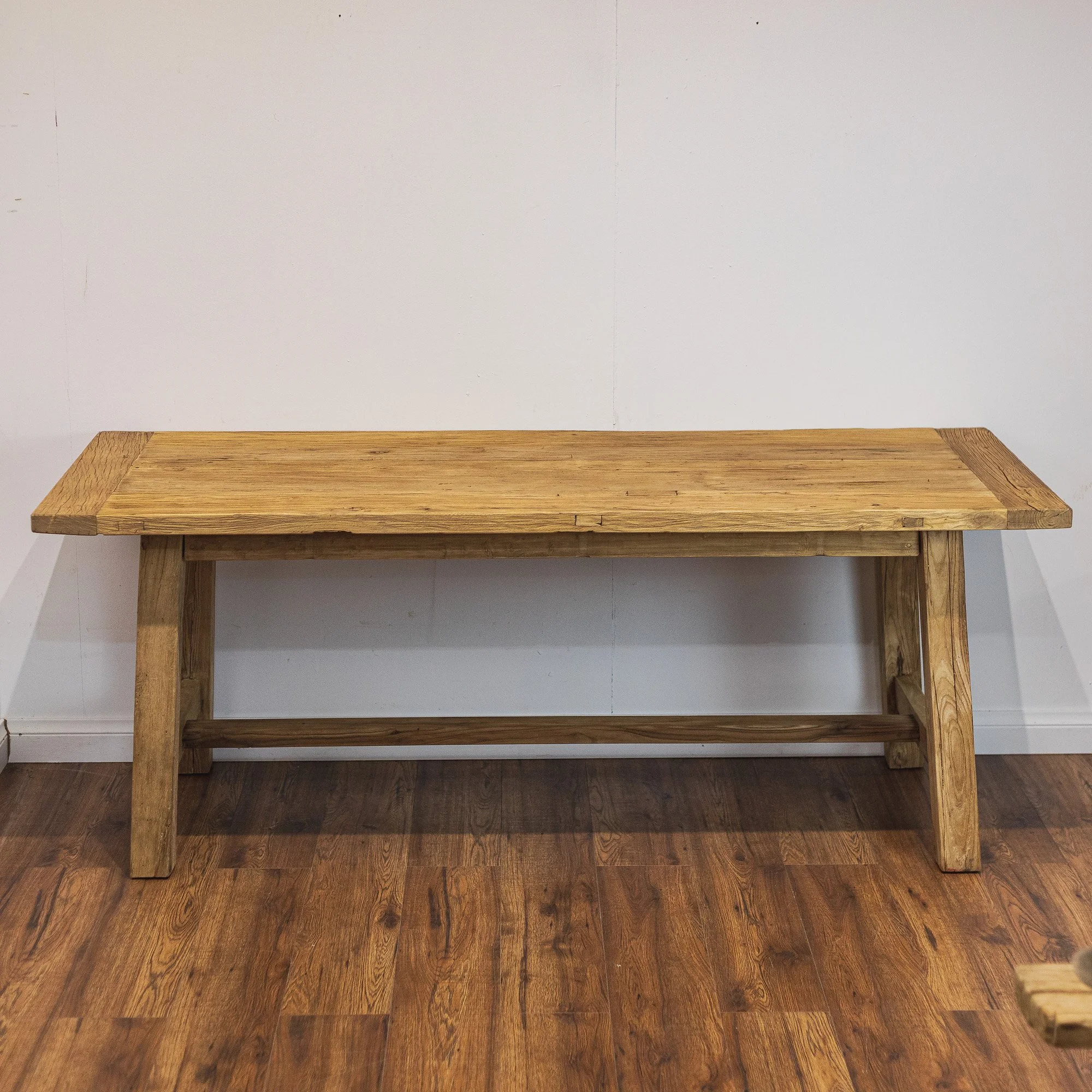 Rustic Reclaimed Elm 7ft Dining Table -5.jpg
